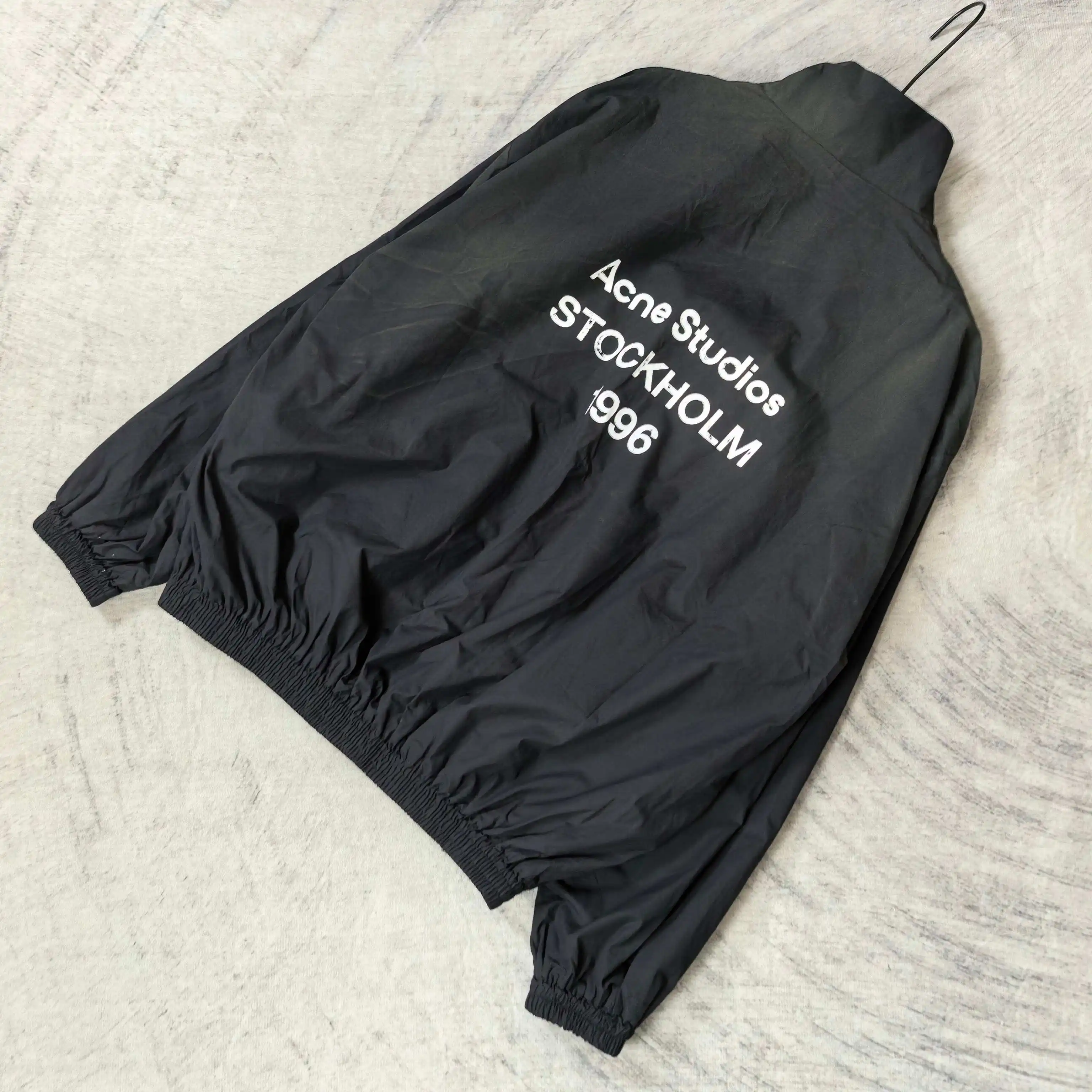 Logo Print Washed Track Jacket D23024583 — view 5