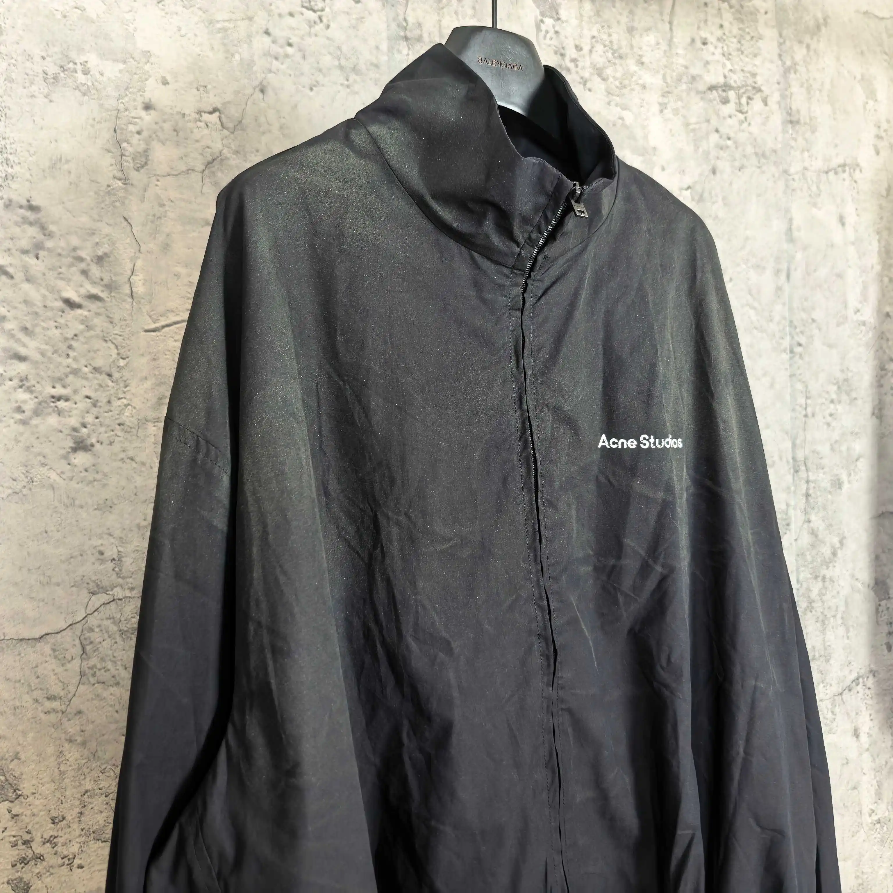 Logo Print Washed Track Jacket D23024583 — view 7