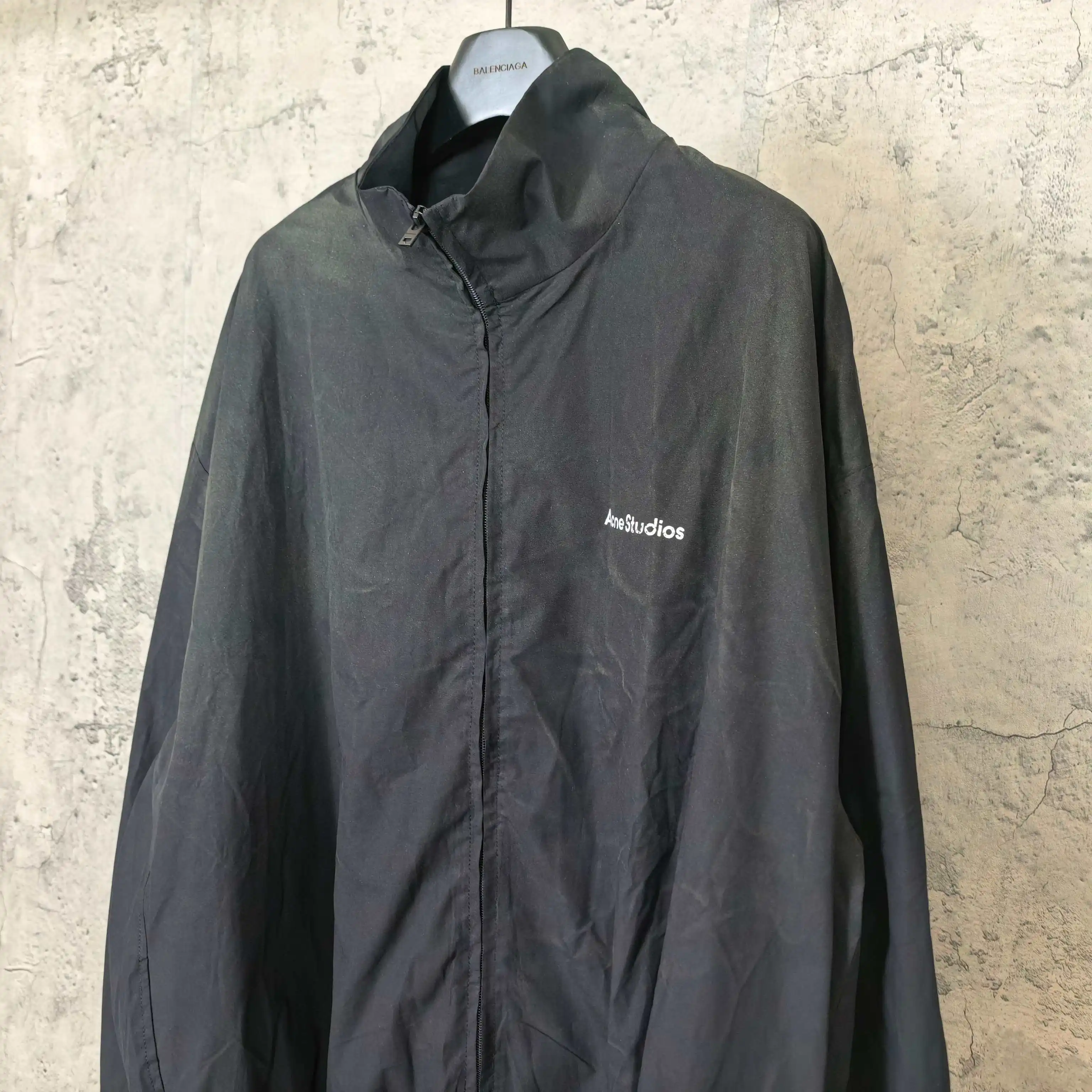 Logo Print Washed Track Jacket D23024583 — view 9