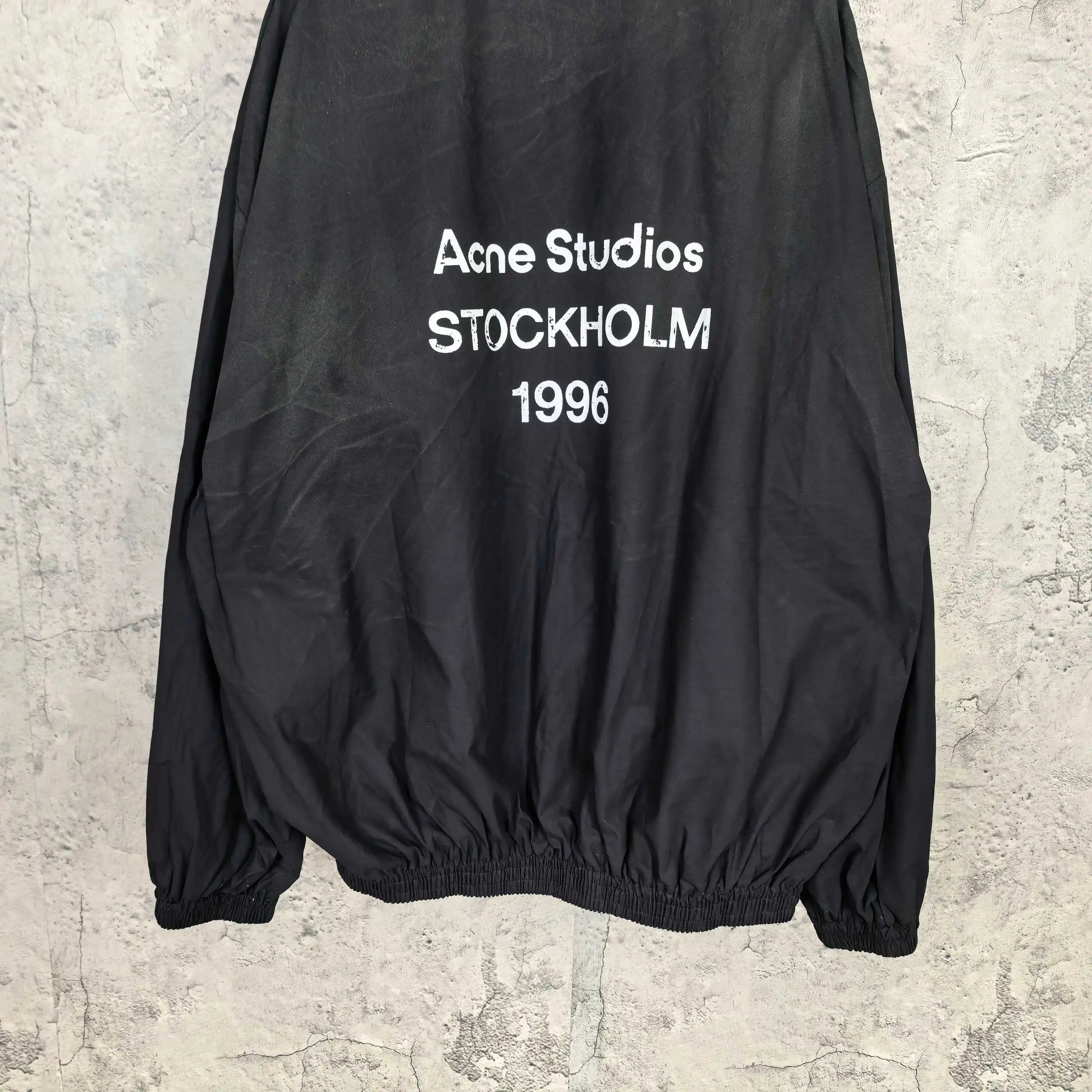 Logo Print Washed Track Jacket D23024583 — view 12
