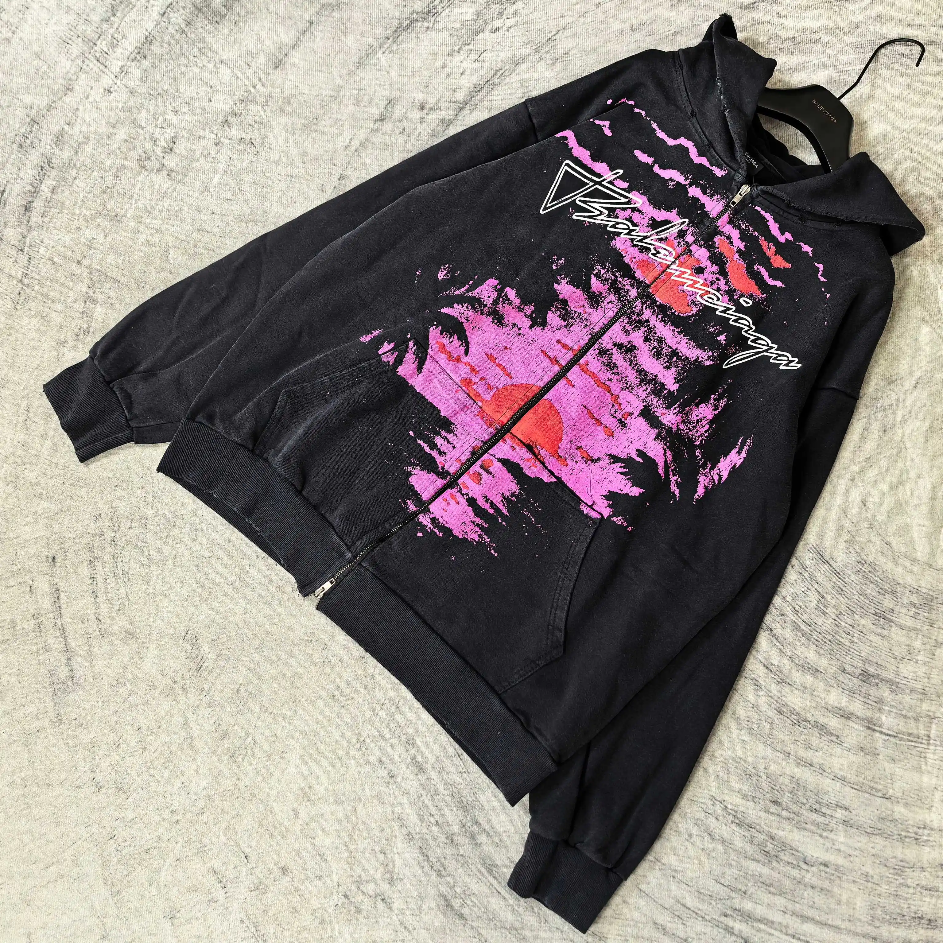 Dream Sunset Graphic Zip-Up Hoodie D23024476 — view 4
