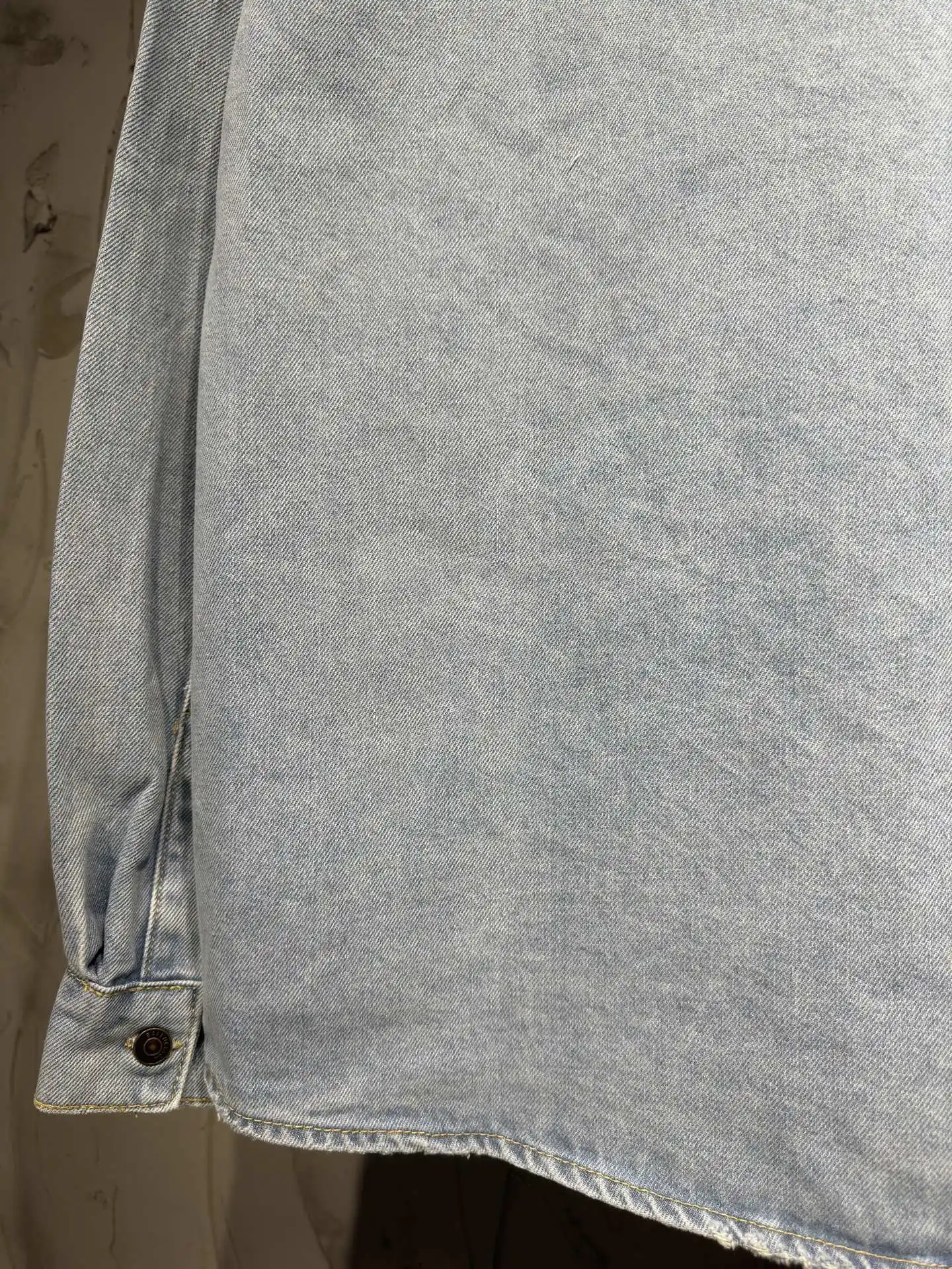 Oversized Washed Denim Shirt Jacket D23024321 — view 19