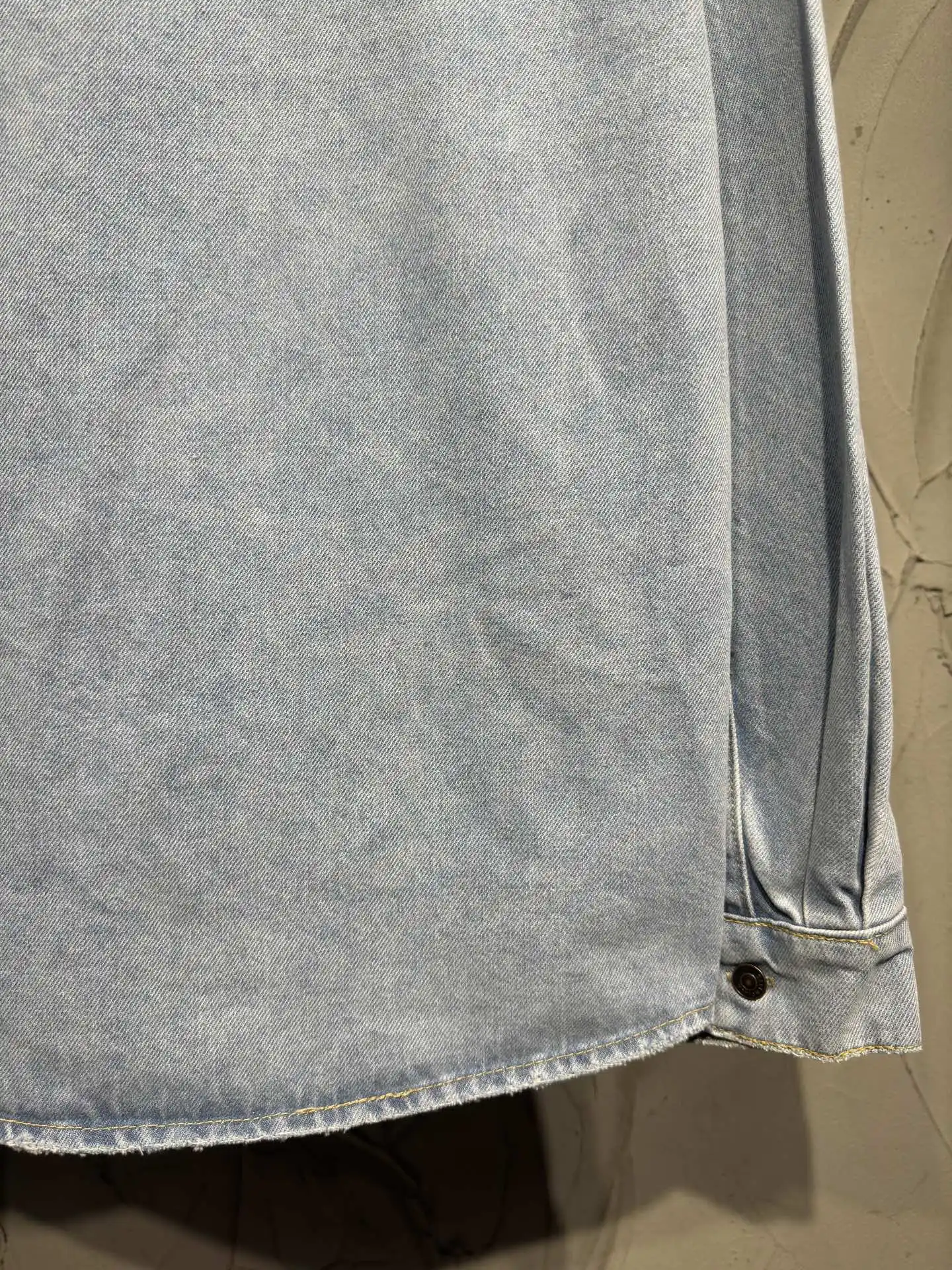 Oversized Washed Denim Shirt Jacket D23024321 — view 20