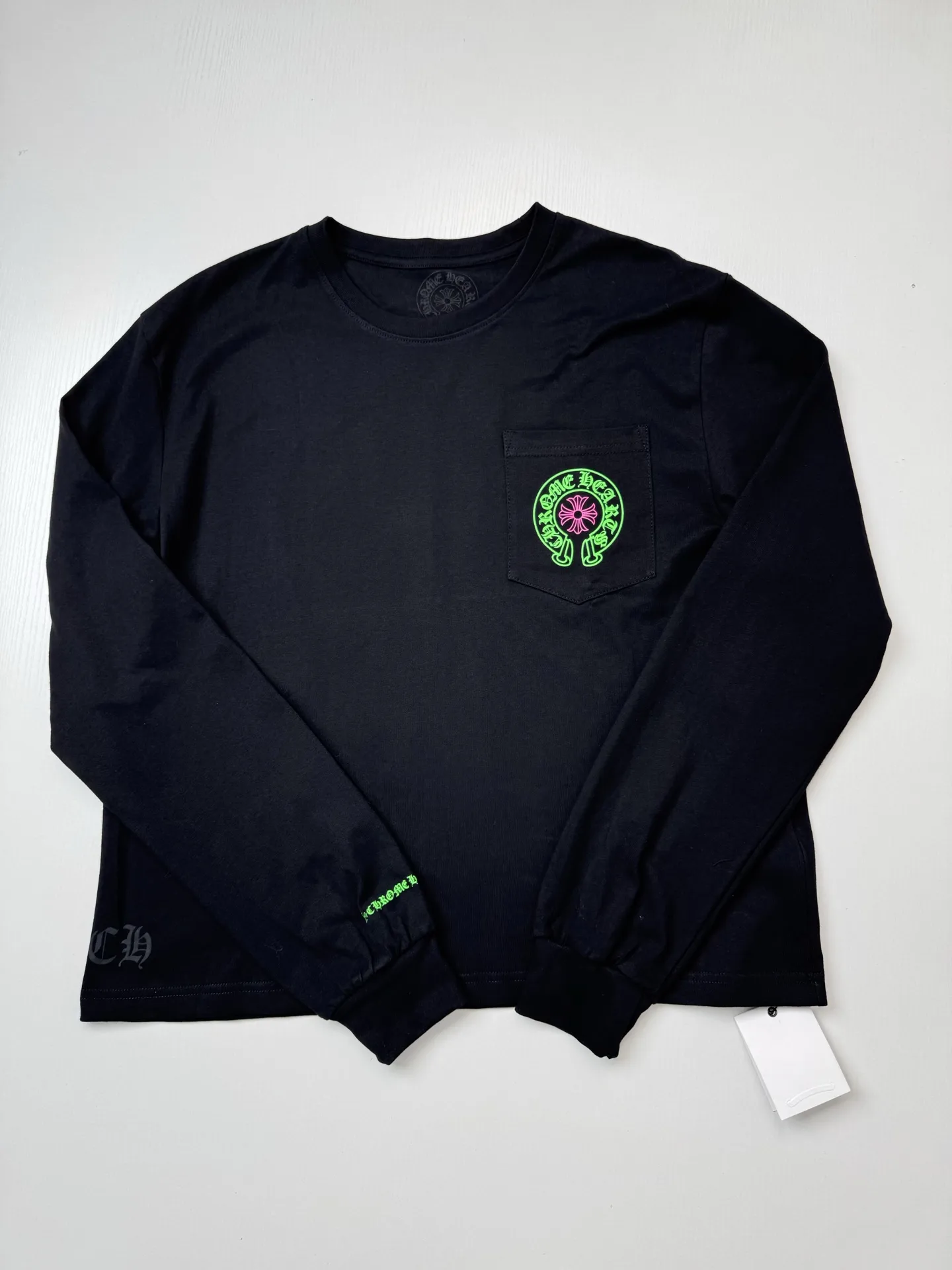 STAFF Horseshoe Print Long-Sleeve T-Shirt D23018672 — view 3