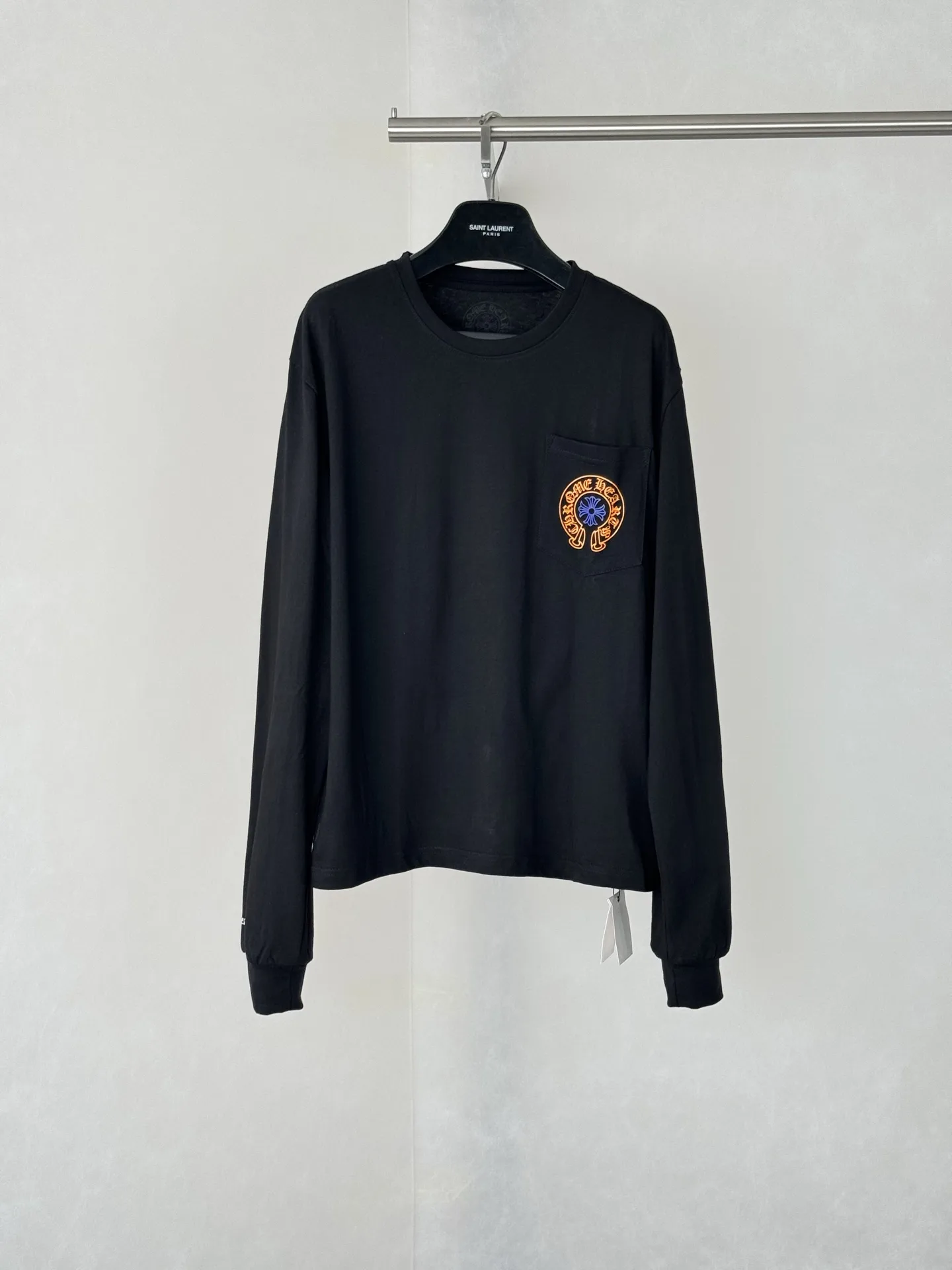 Horseshoe Logo Print Long-Sleeve T-Shirt D23018671