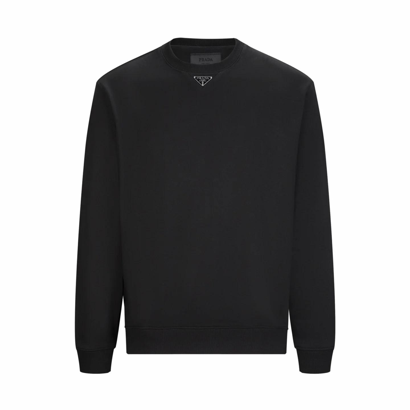 Enamelled Triangle Logo Pima Cotton Sweatshirt D23022491