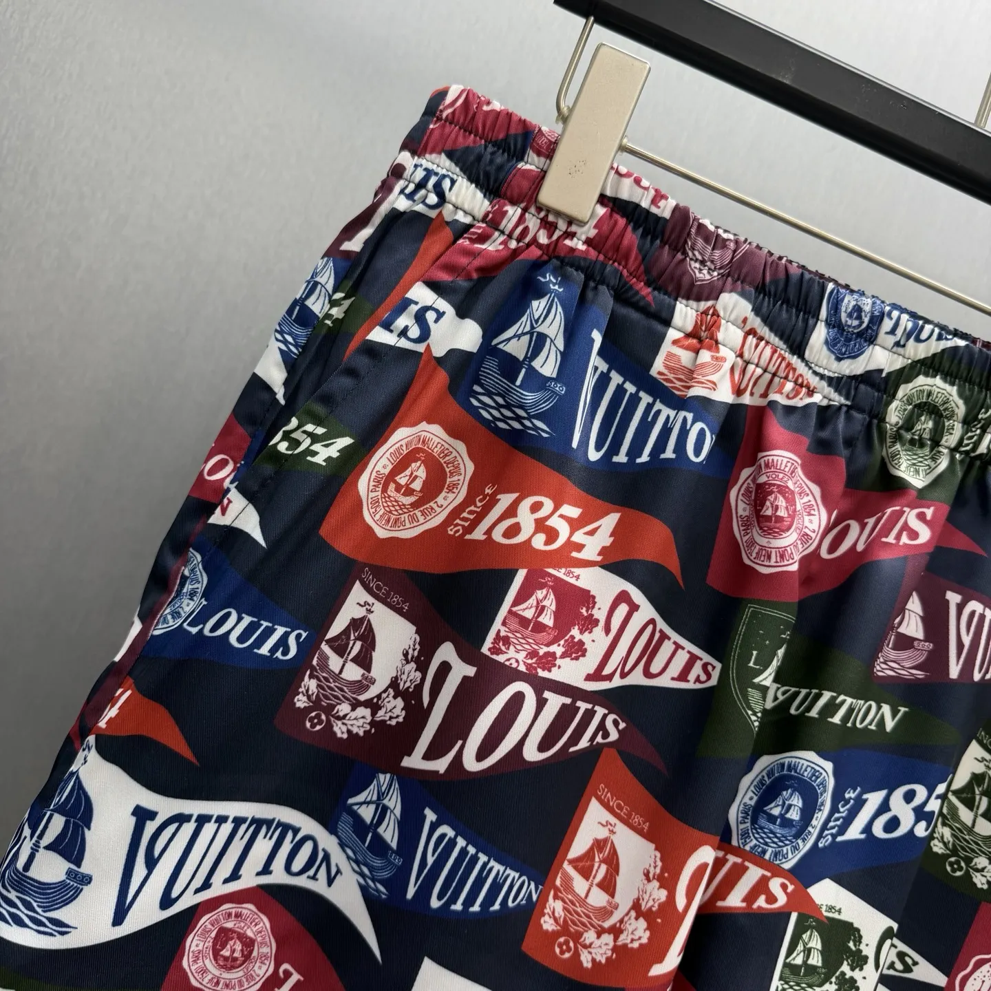 1854 Nautical Flag Print Swim Shorts D23014569 — view 2
