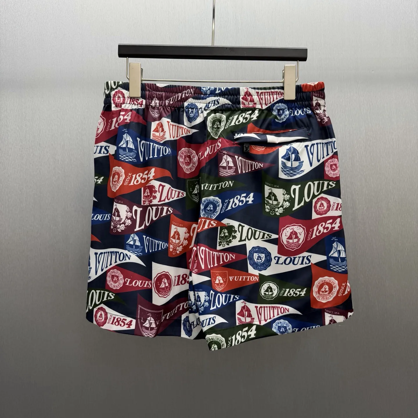 1854 Nautical Flag Print Swim Shorts D23014569 — view 6