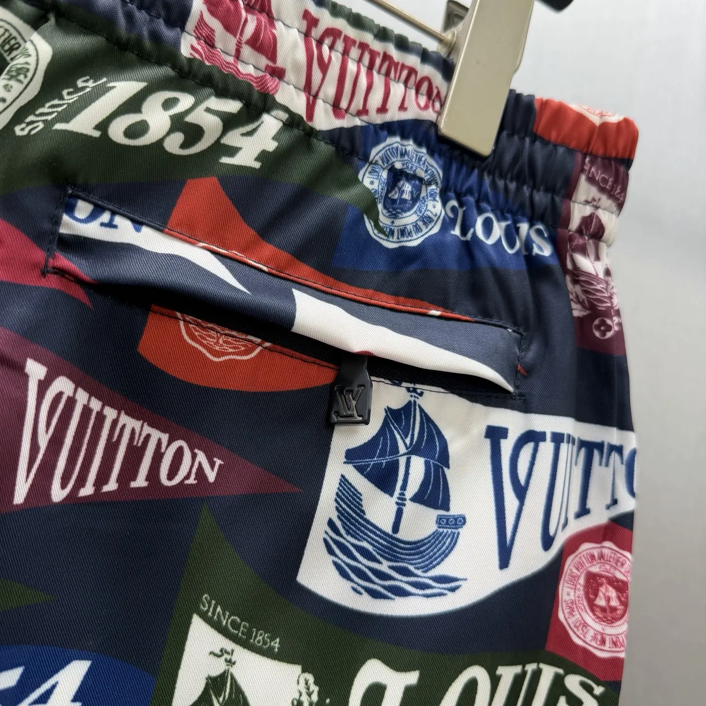 1854 Nautical Flag Print Swim Shorts D23014569 — view 7