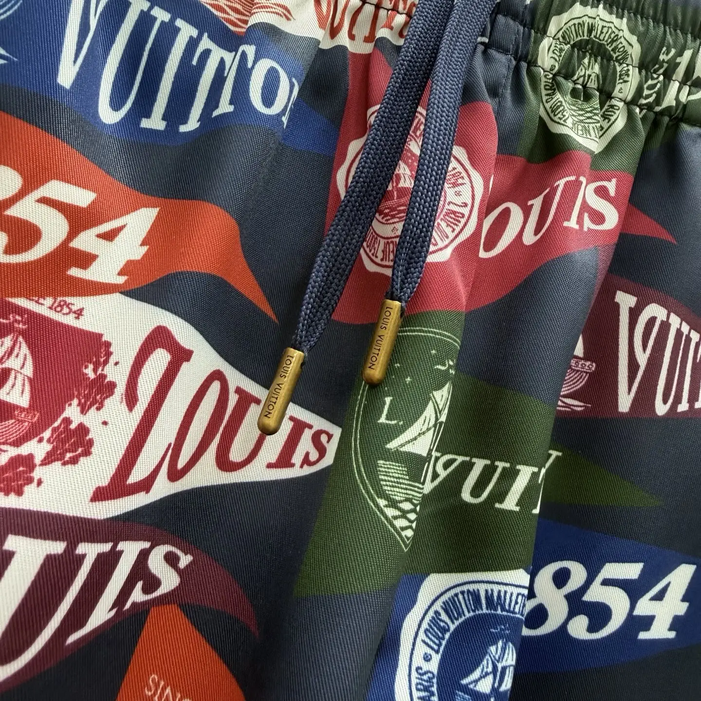 1854 Nautical Flag Print Swim Shorts D23014569 — view 9