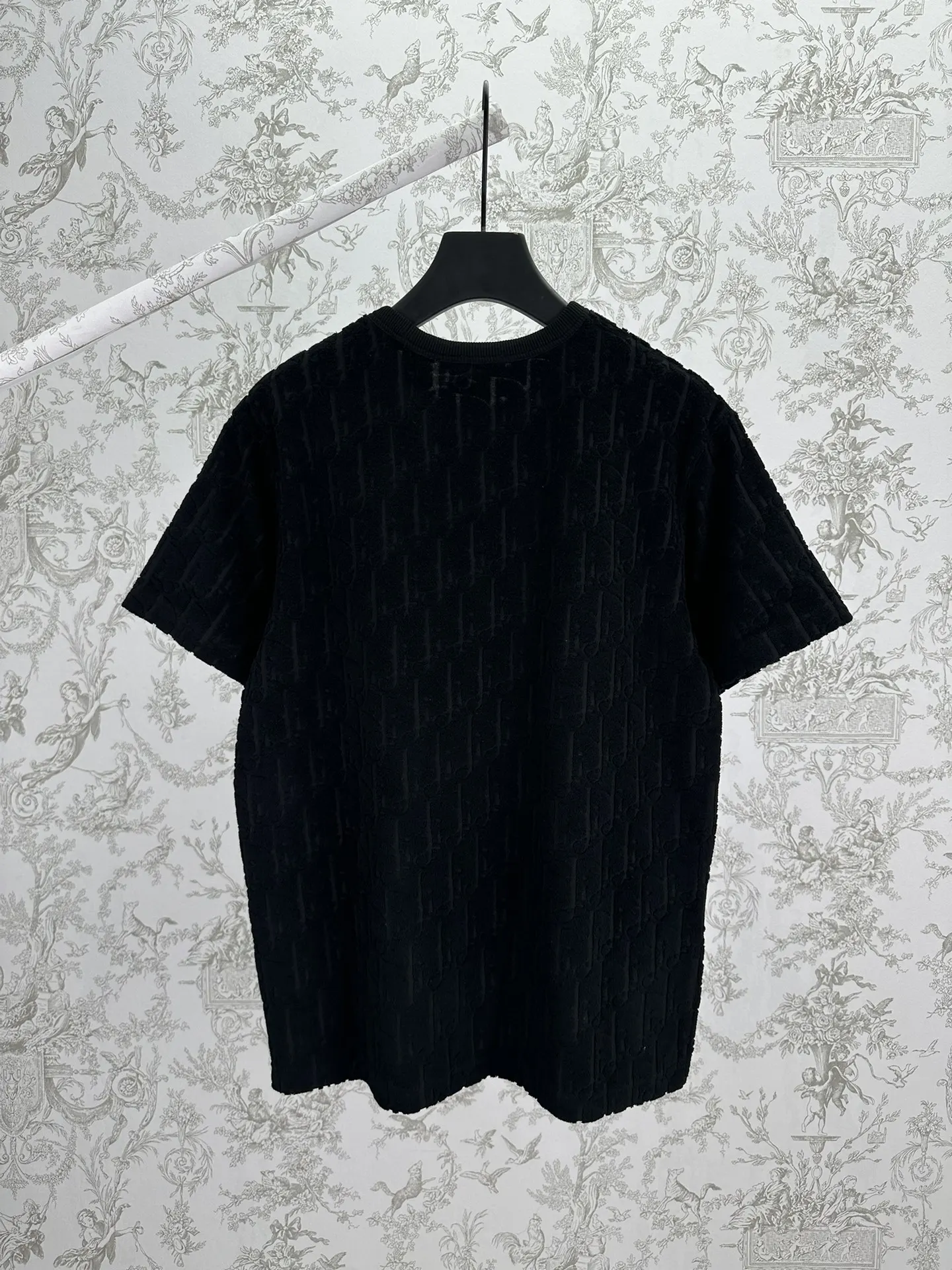 Oblique Cotton-Terry Relaxed T-Shirt D23514392 — view 2