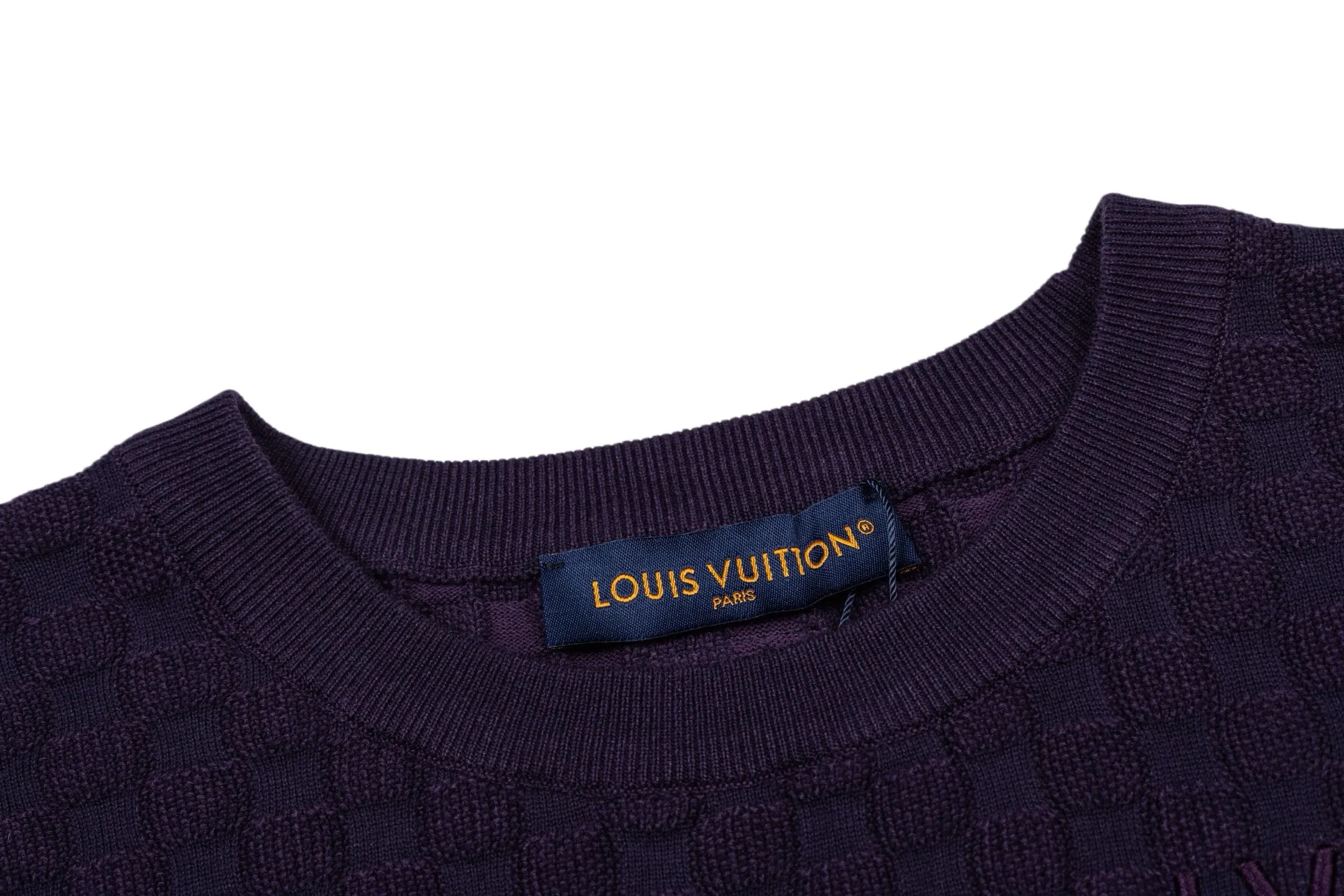 Since 1854 Damier Jacquard Knit T-Shirt D23514200 — view 3