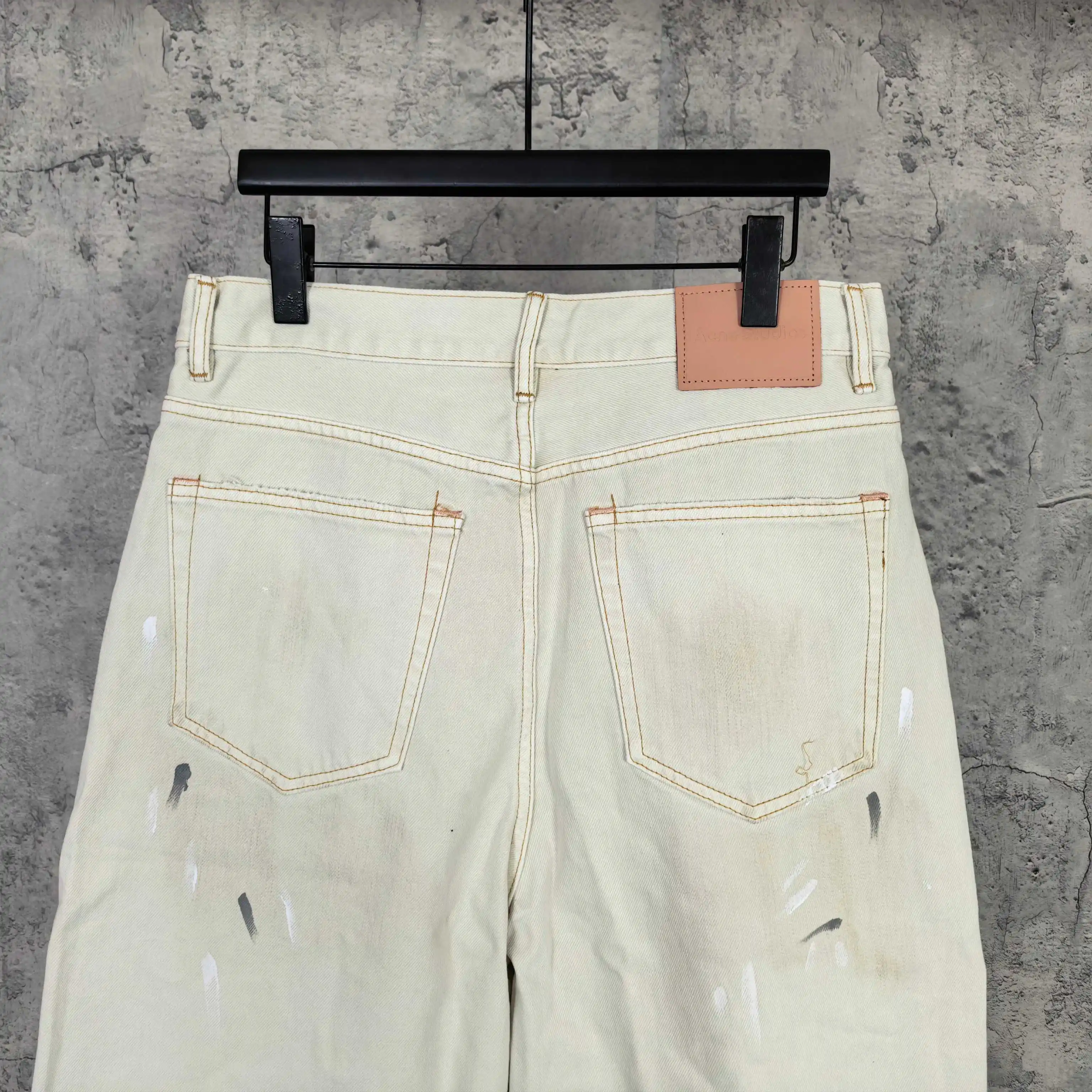 Paint-Splatter Denim Shorts D23524520 — view 6