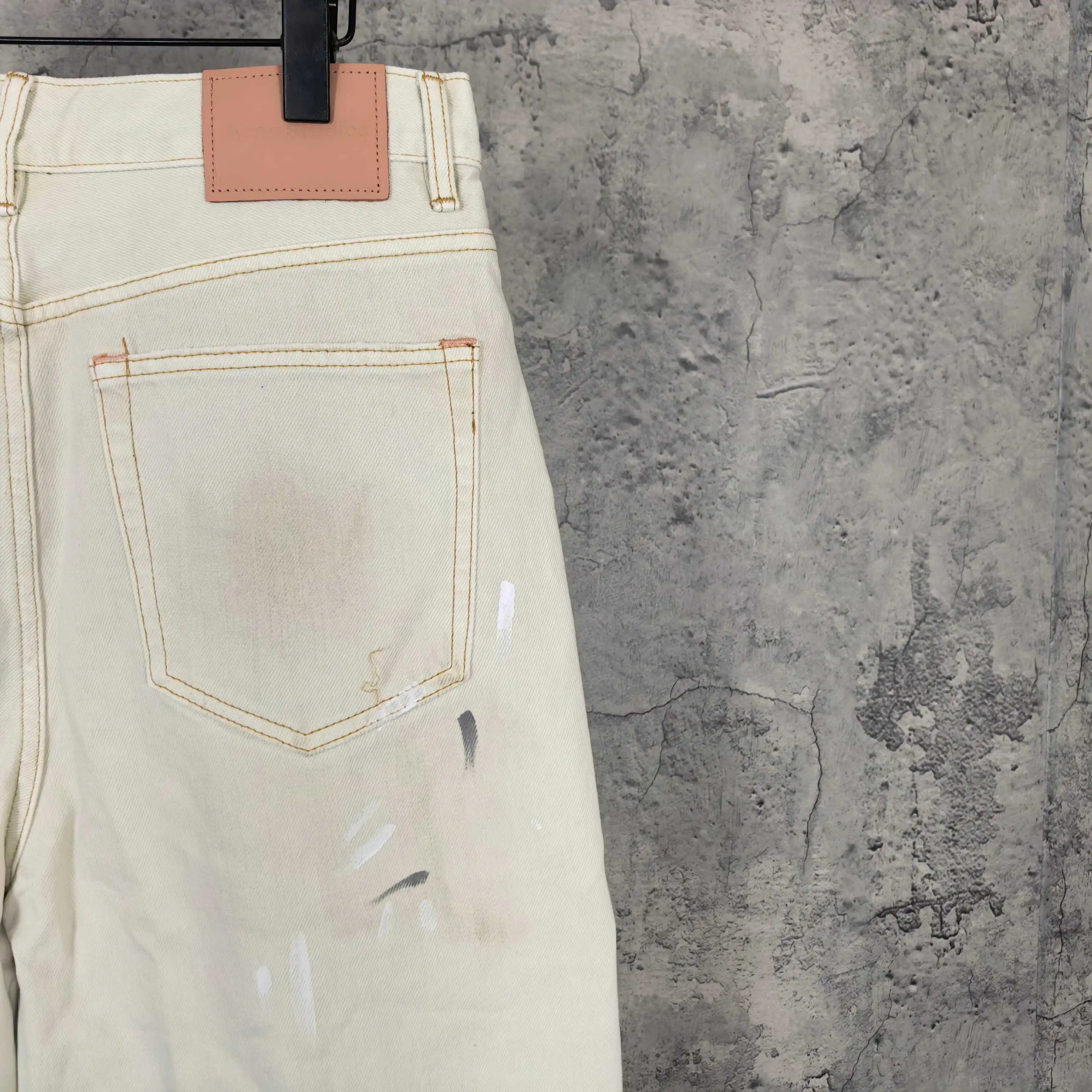 Paint-Splatter Denim Shorts D23524520 — view 12
