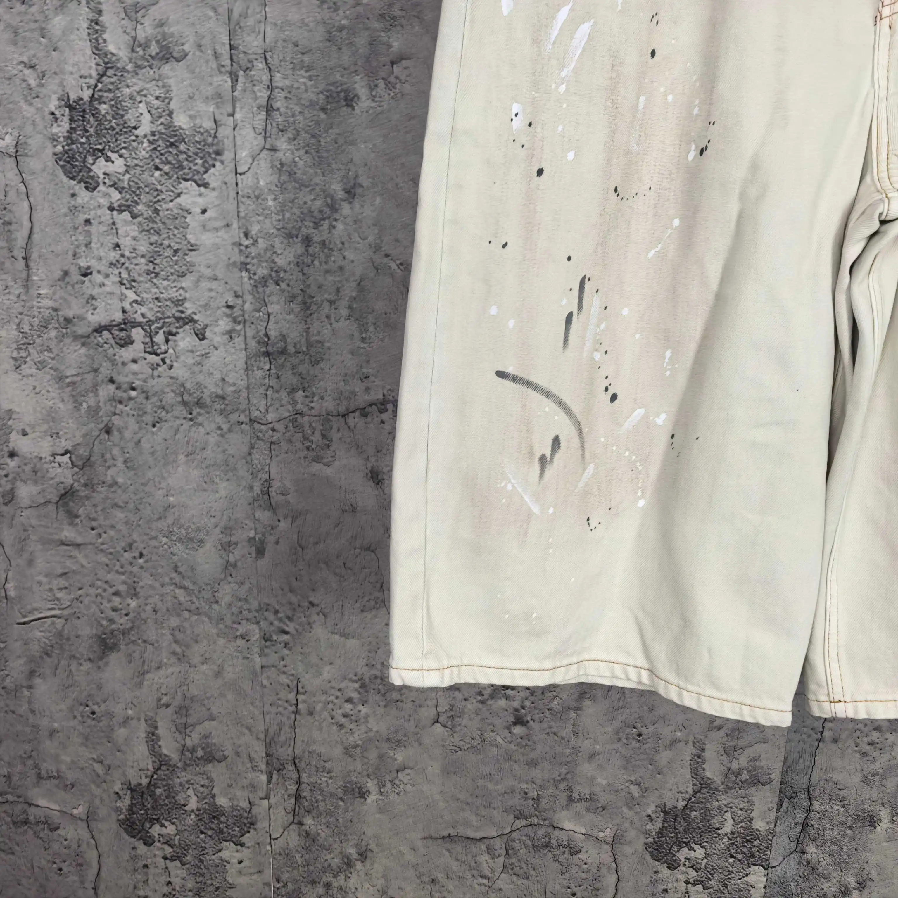 Paint-Splatter Denim Shorts D23524520 — view 13