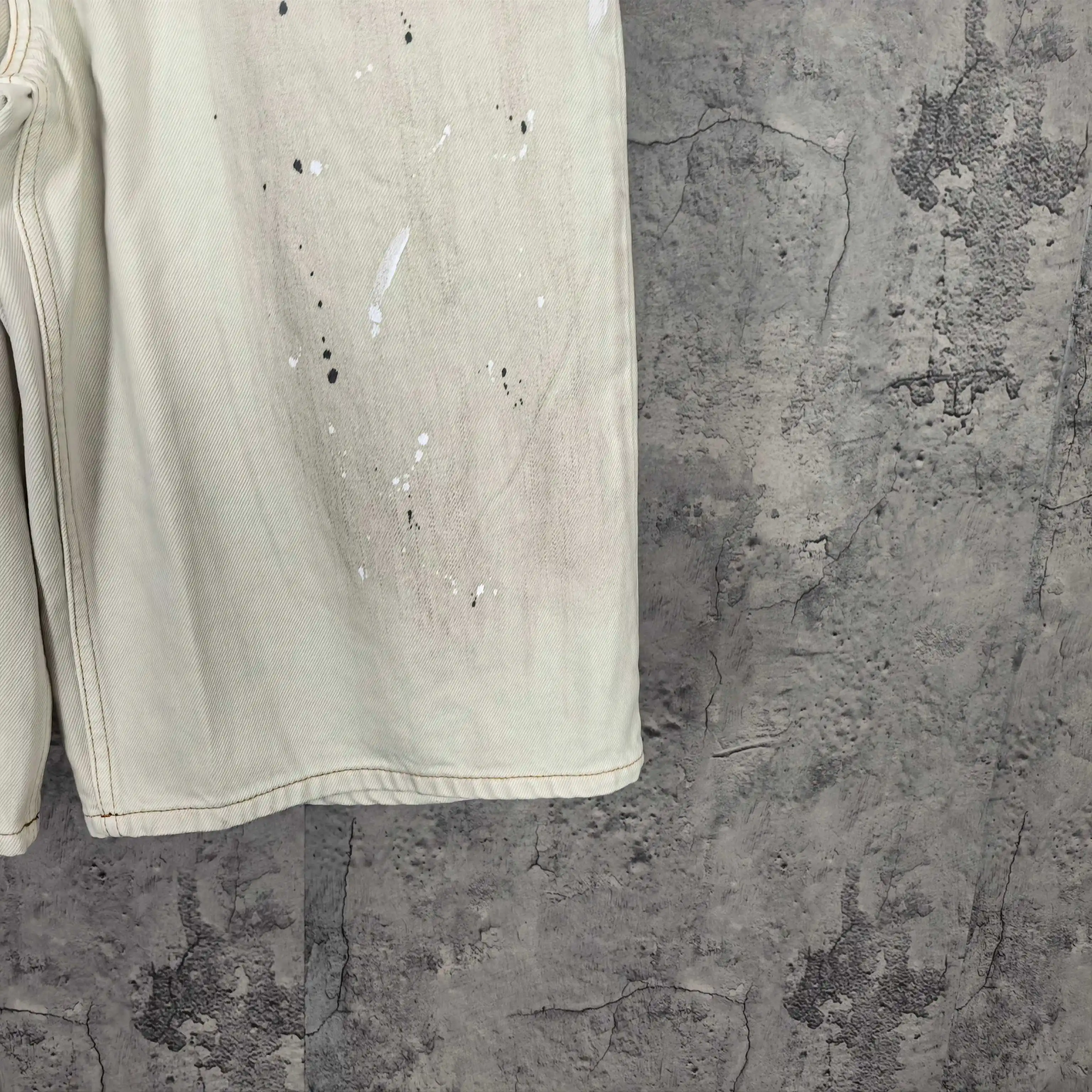 Paint-Splatter Denim Shorts D23524520 — view 14