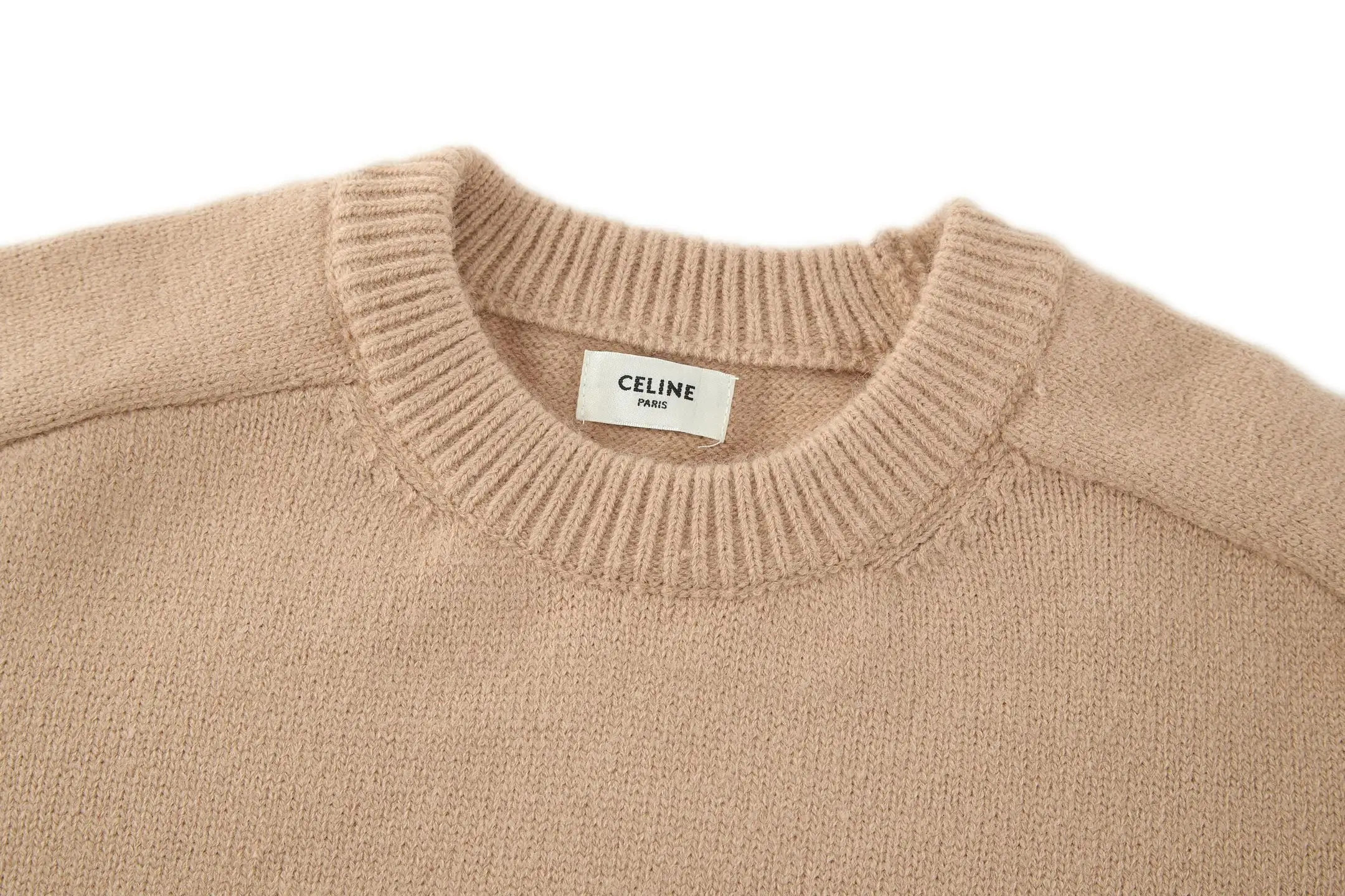 Triomphe Embroidered Wool-Cashmere Sweater D23522474 — view 3