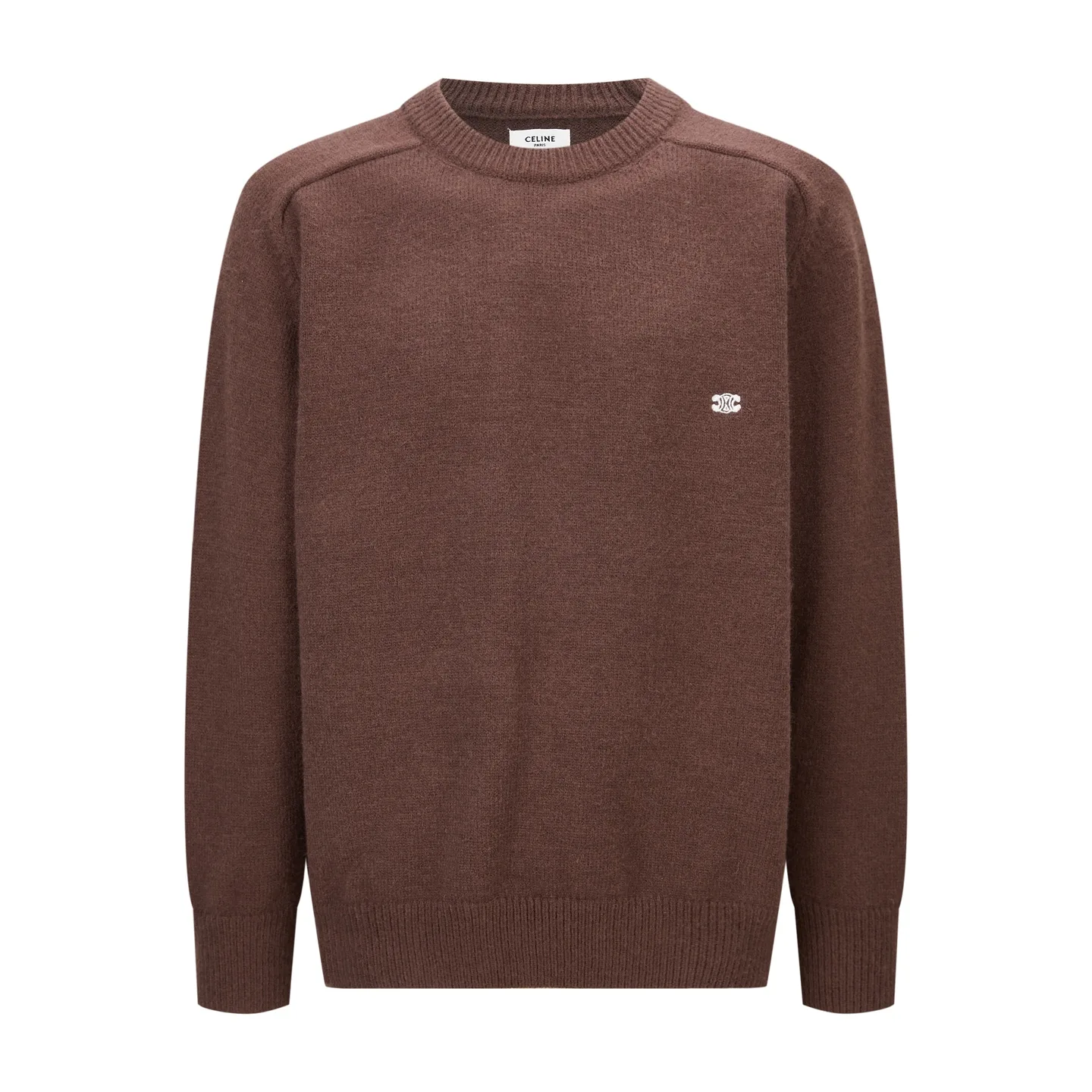 Triomphe Embroidered Wool-Cashmere Blend Sweater D23522477
