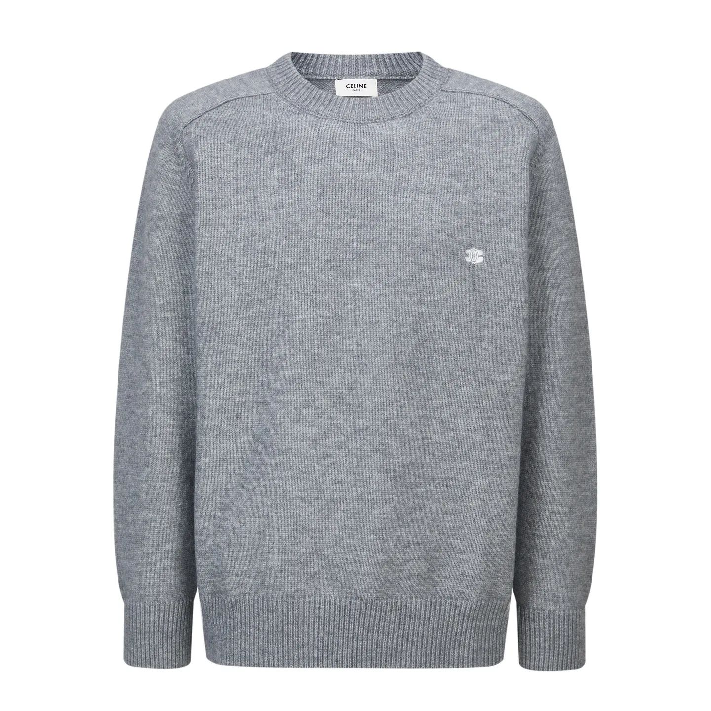 Triomphe Embroidered Wool-Cashmere Blend Sweater D23522472