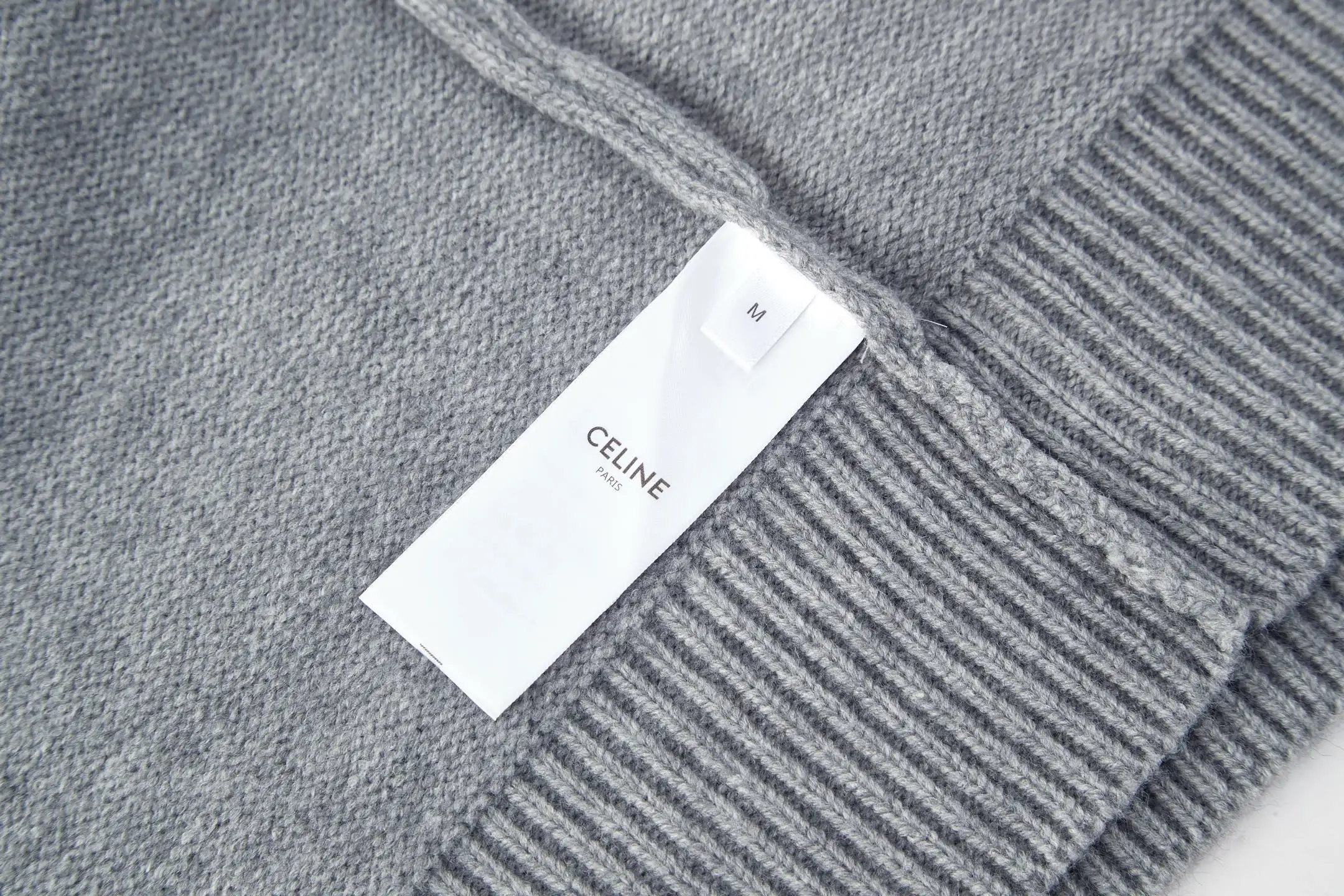 Triomphe Embroidered Wool-Cashmere Blend Sweater D23522472 — view 9