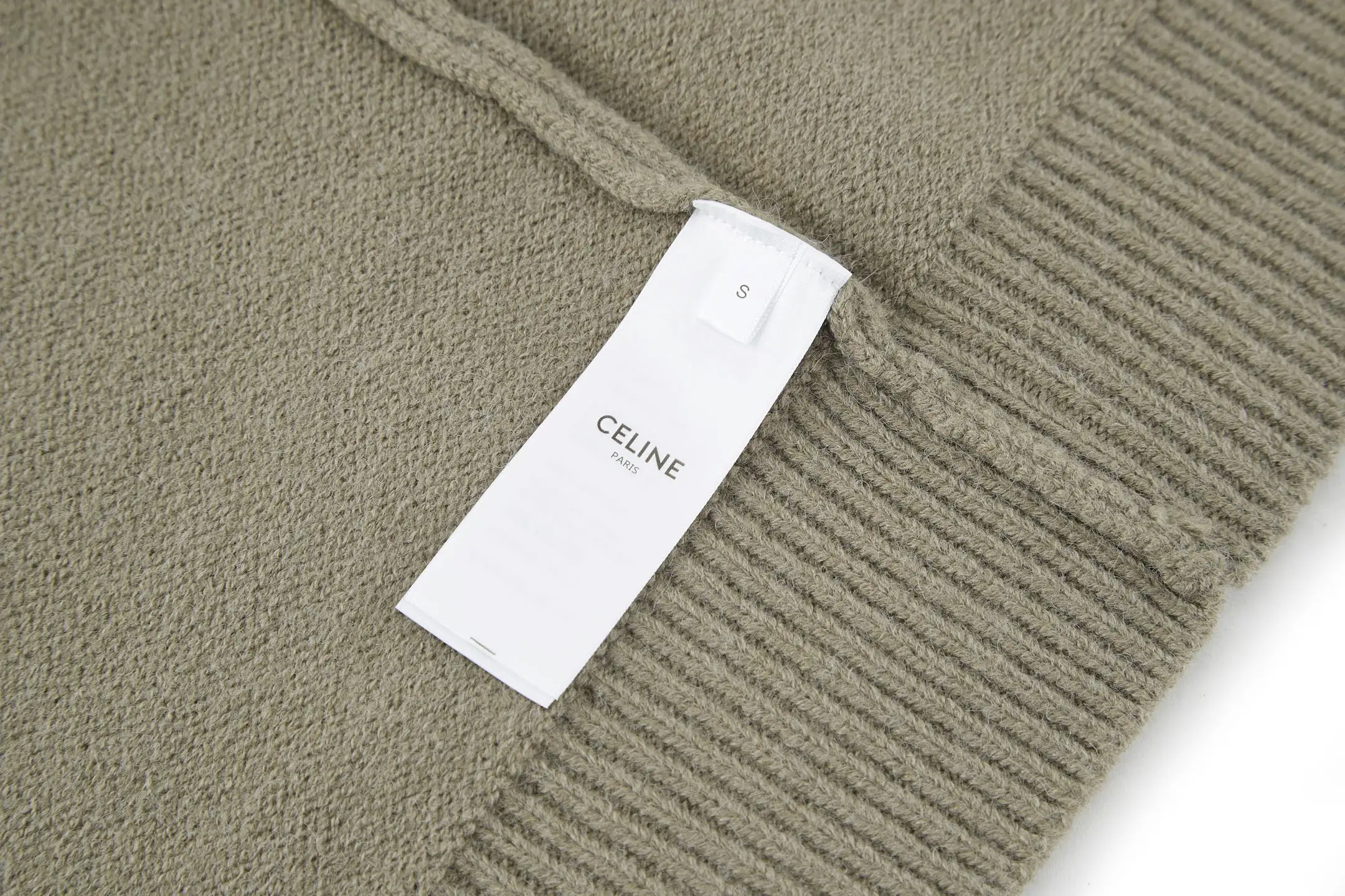 Triomphe Embroidered Wool-Cashmere Blend Sweater D23522475 — view 9
