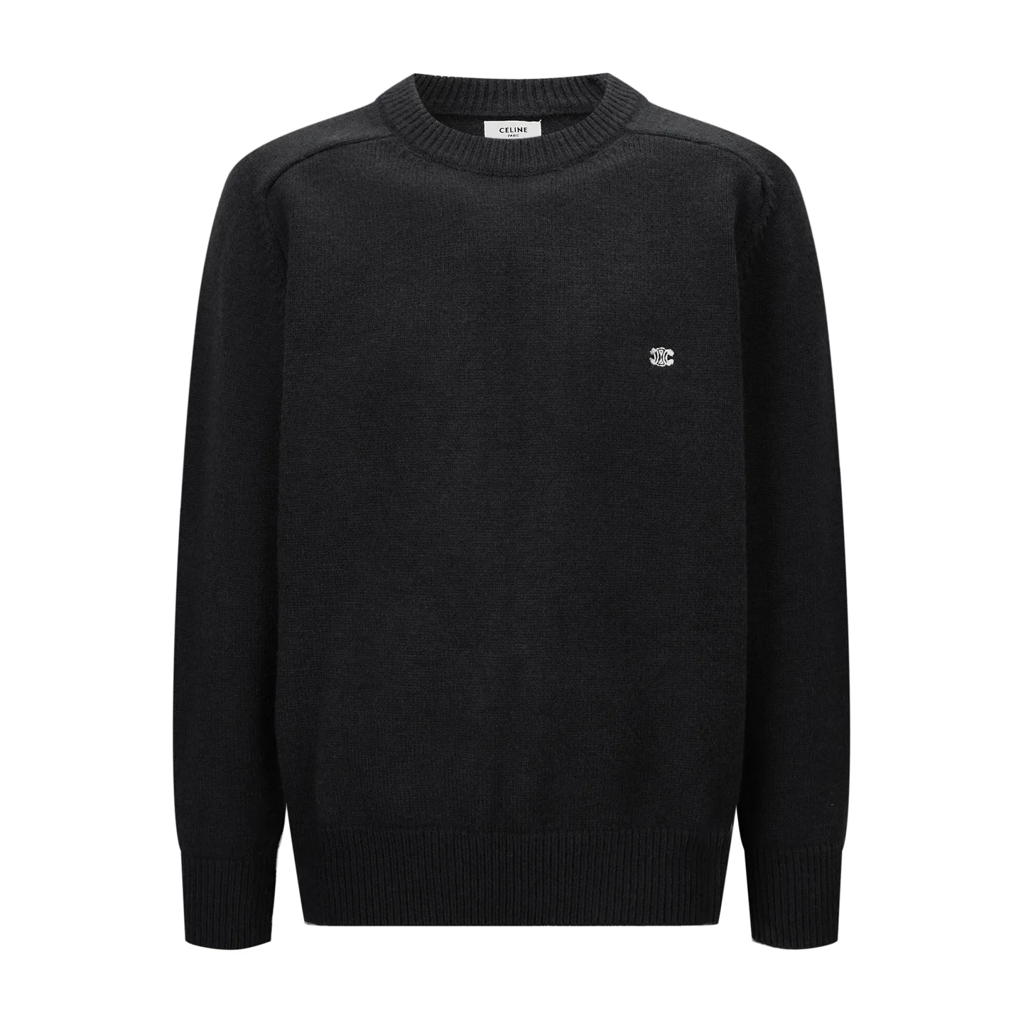 Triomphe Embroidered Wool-Cashmere Blend Sweater D23522473