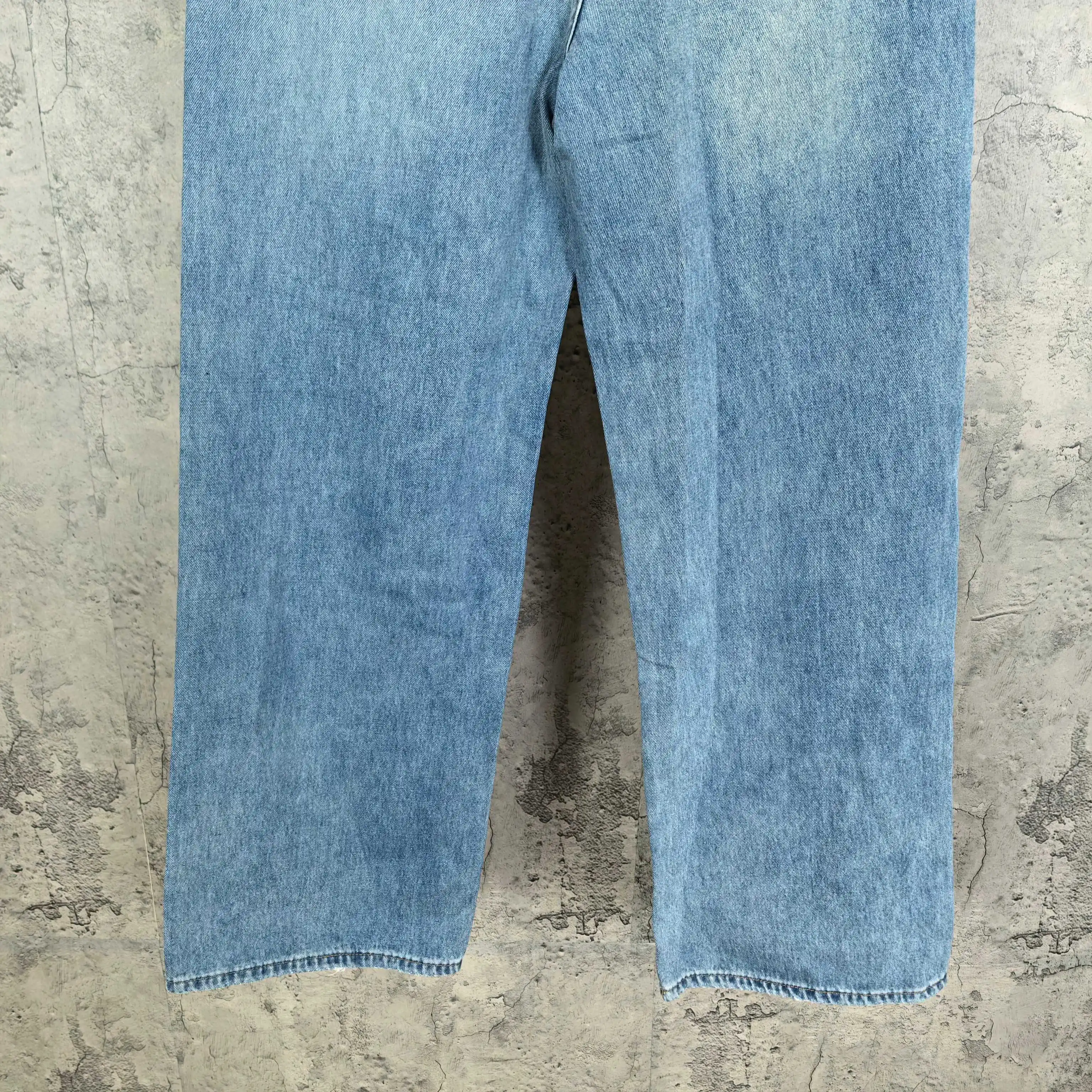 Fold-Over Waist Cross Embroidered Jeans D23524501 — view 11