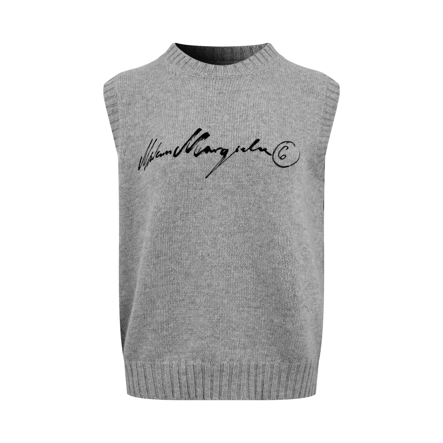Logo Print Wool-Blend Knit Vest D23520514