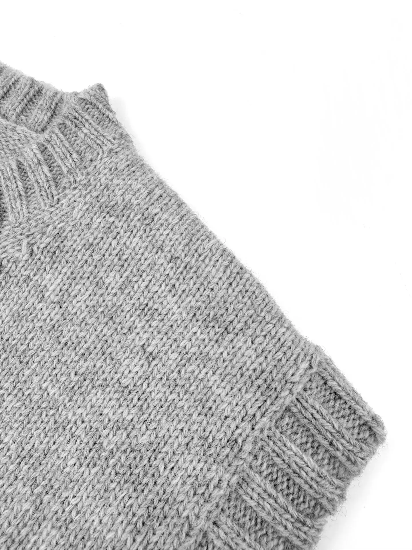 Logo Print Wool-Blend Knit Vest D23520514 — view 6