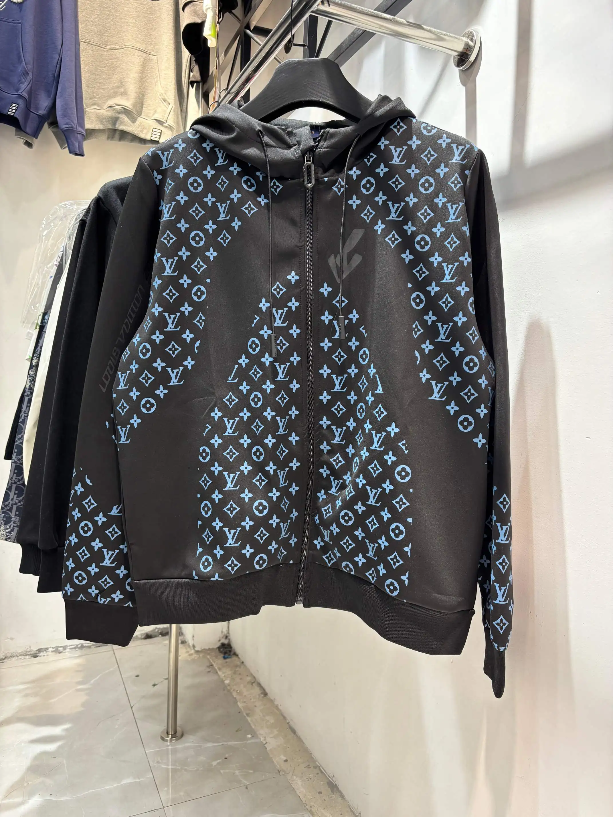 Monogram Scuba Zip-Up Hoodie D23513860