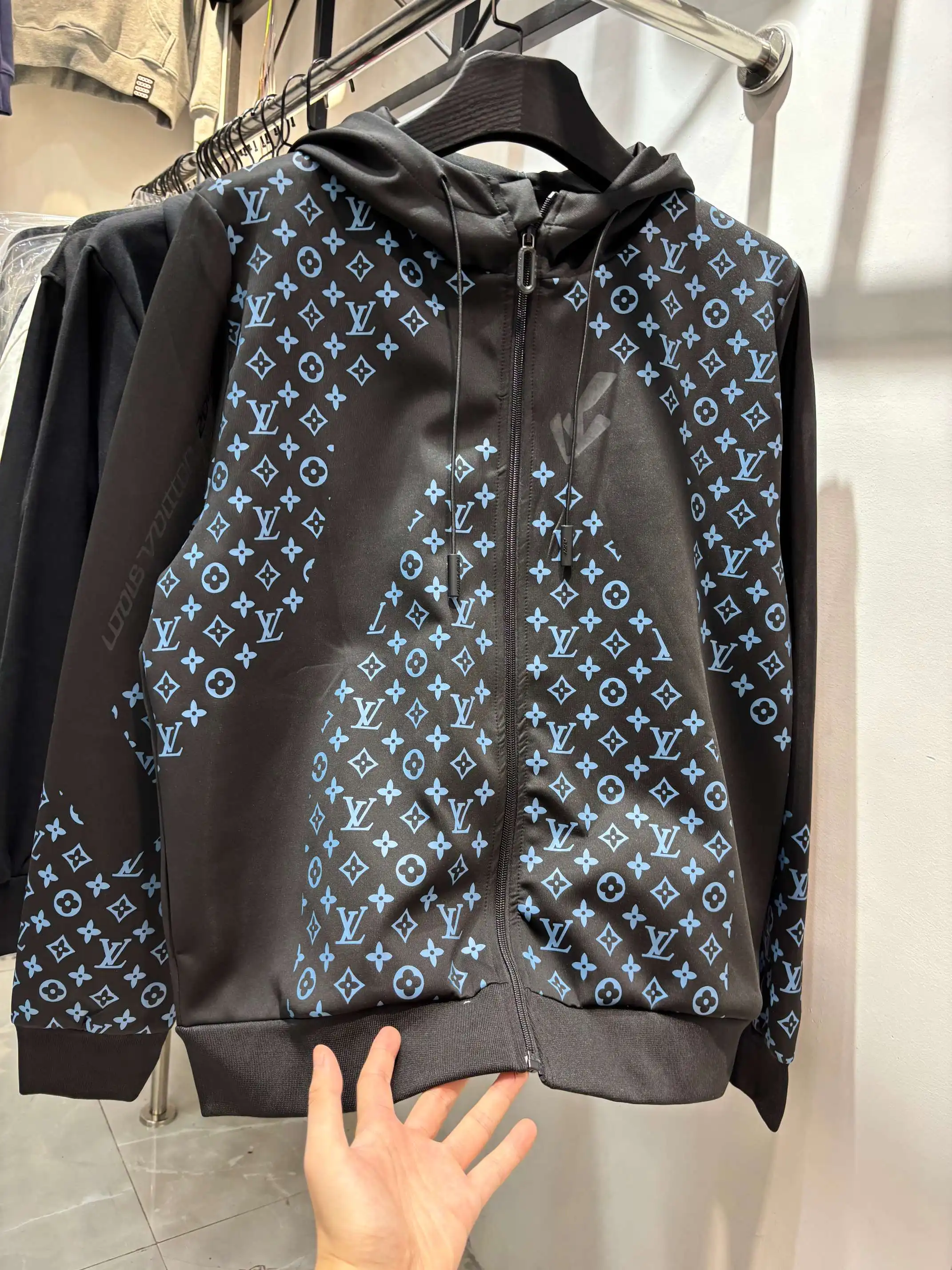 Monogram Scuba Zip-Up Hoodie D23513860 — view 4