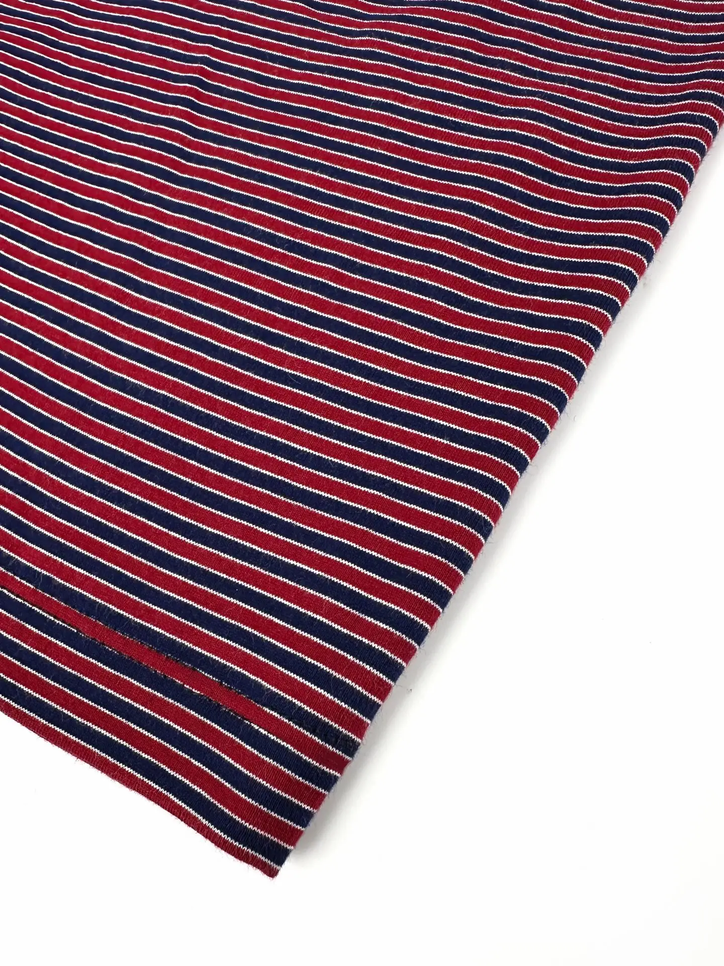 Striped Cotton Henley Long-Sleeve Top D23520510 — view 7