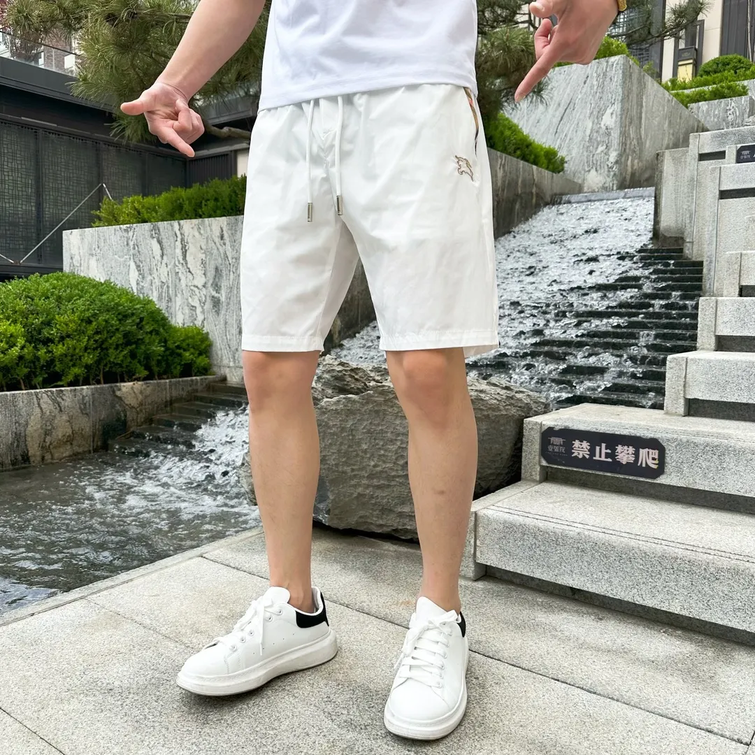 Logo-Embroidered Cotton Drawstring Shorts D24014944