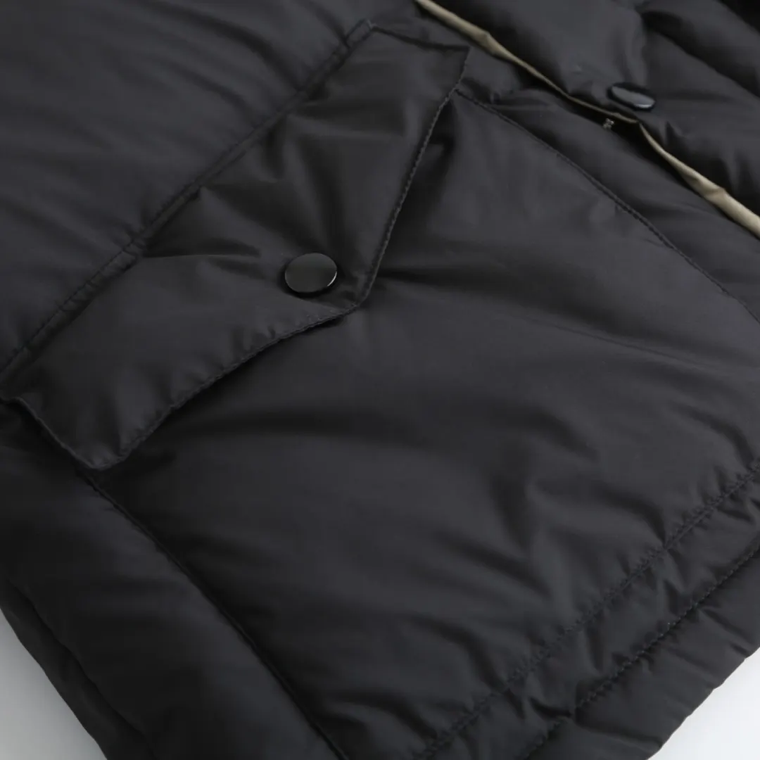 Reversible Logo-Embroidered Down Puffer Jacket D24021656 — view 8