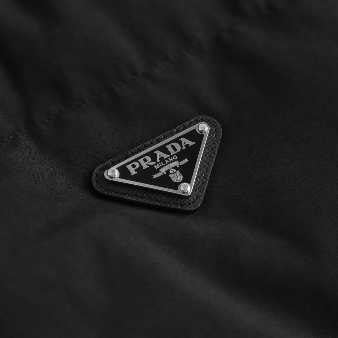 Logo-Appliquéd Quilted Down Jacket D24021650 — view 5