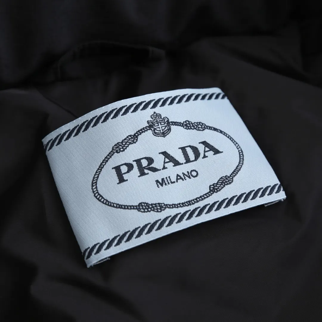 Logo-Appliquéd Quilted Down Jacket D24021650 — view 8
