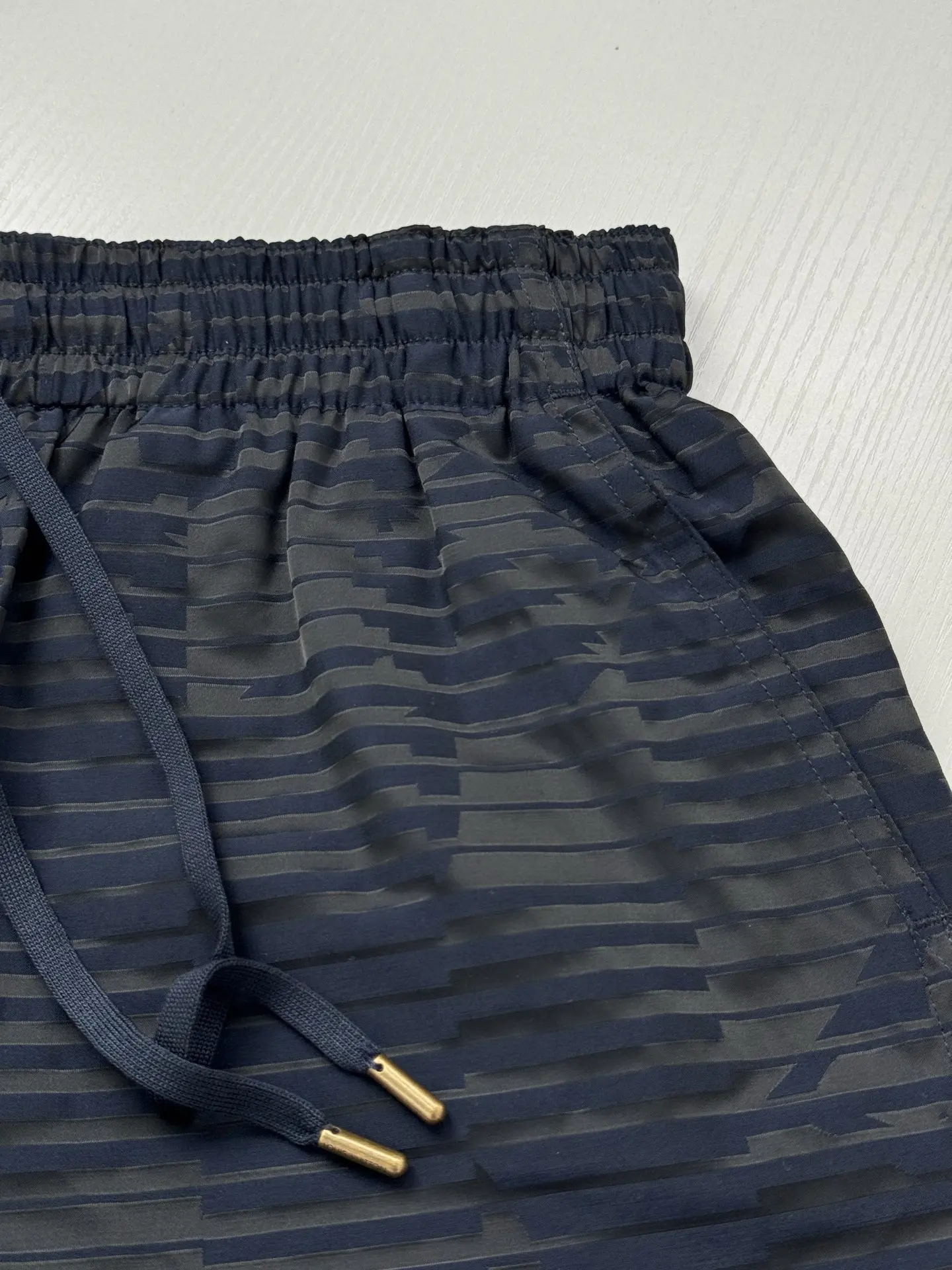 Damier Embossed Quick-Dry Swim Shorts D24018686 — view 7