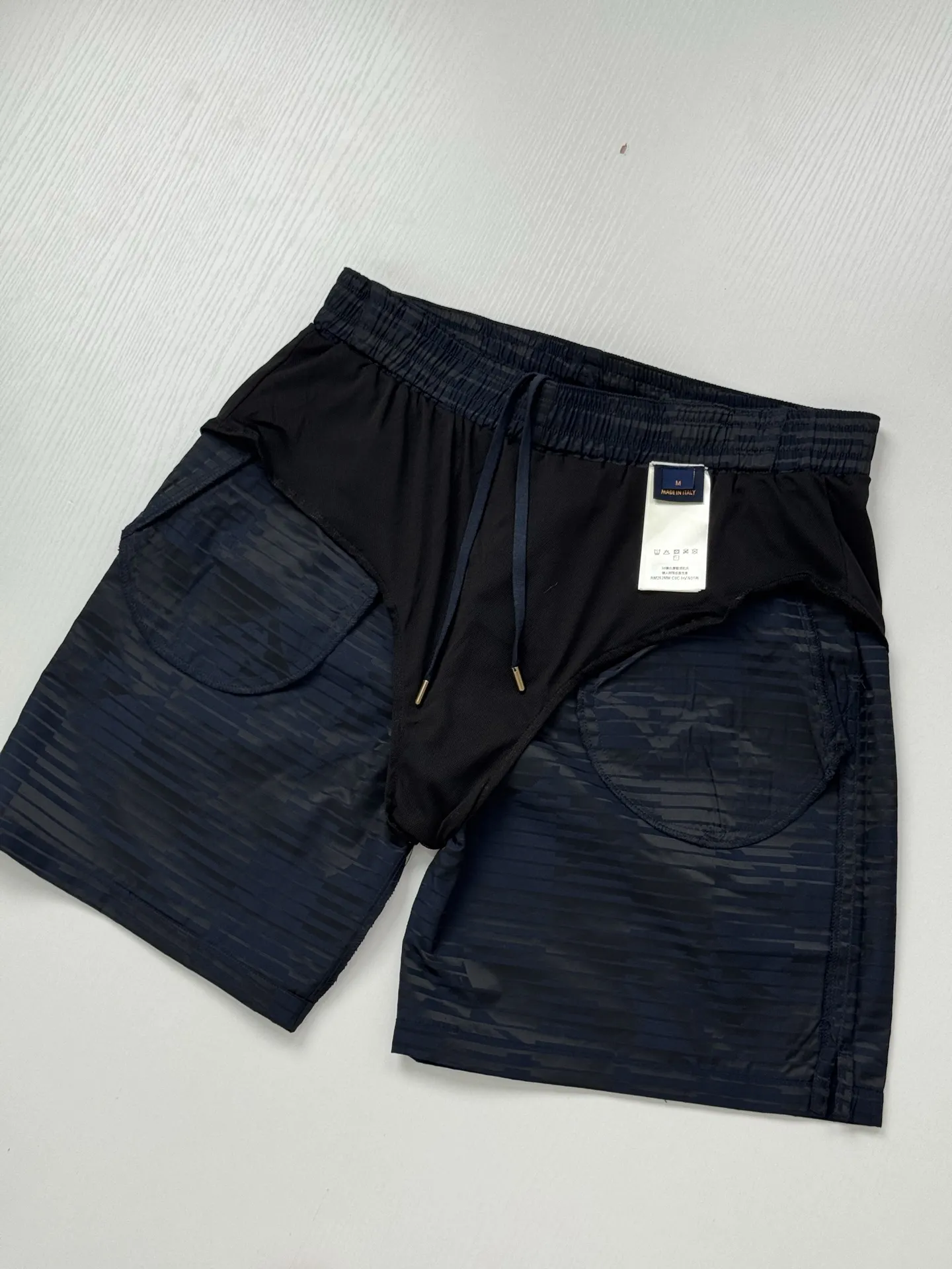 Damier Embossed Quick-Dry Swim Shorts D24018686 — view 8