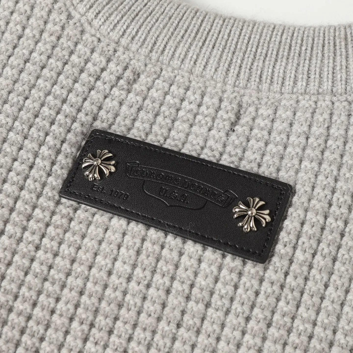 Logo-Embroidered Zip-Up Knit Hoodie D24024923 — view 12