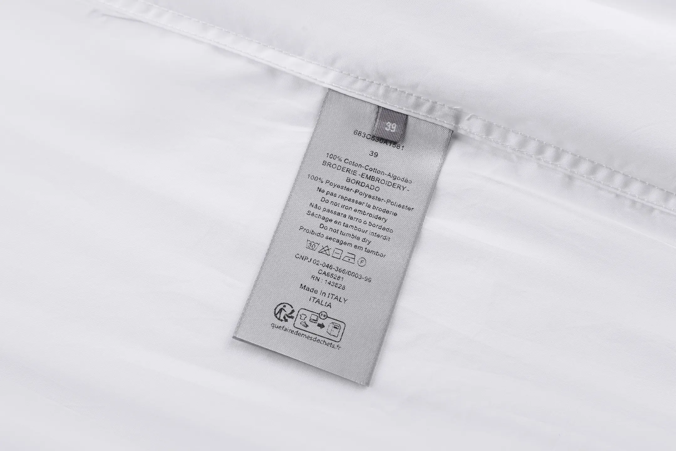Embroidered Cotton Poplin Shirt D24019172 — view 9