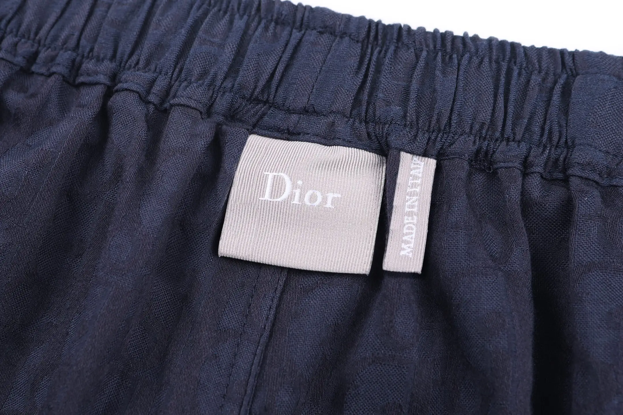 Logo Jacquard Silk-Blend Casual Shorts D24022414 — view 8