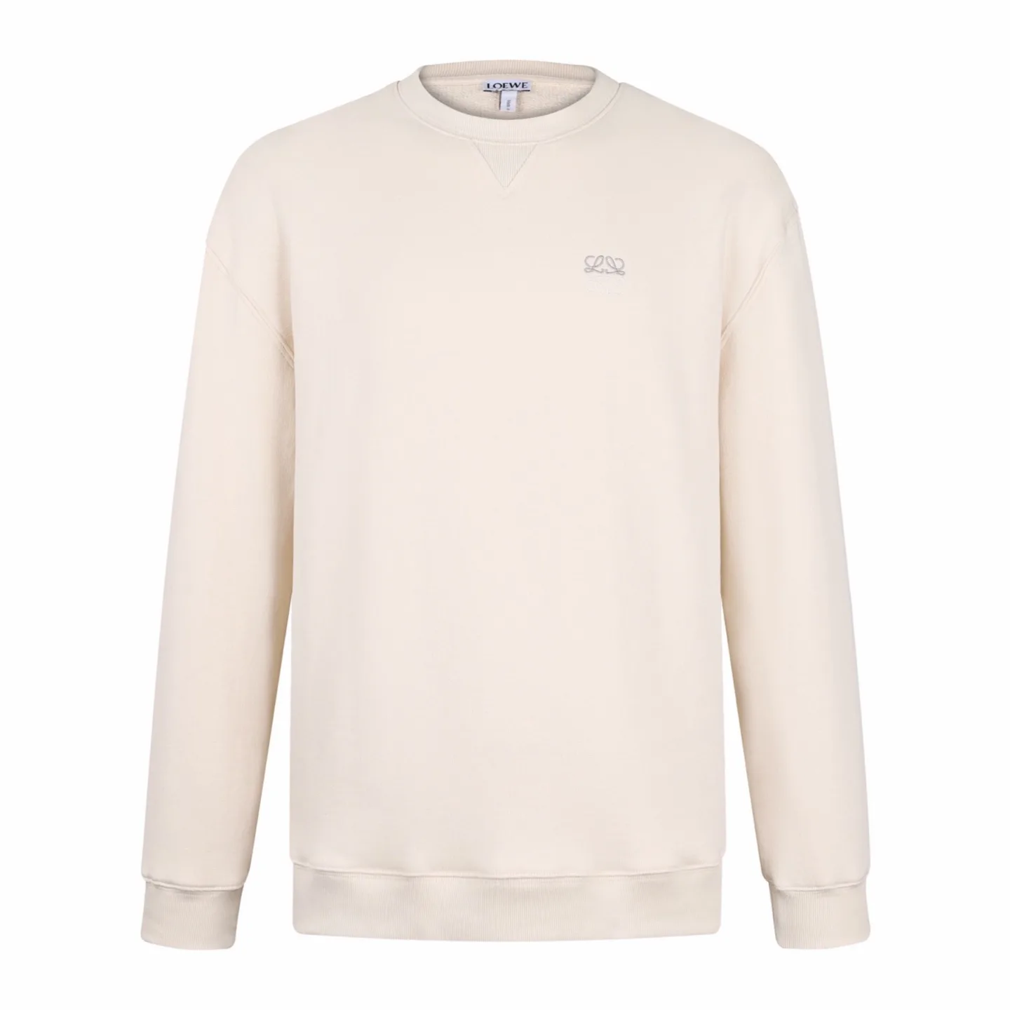 Anagram Embroidered Cotton-Terry Sweatshirt D24022409