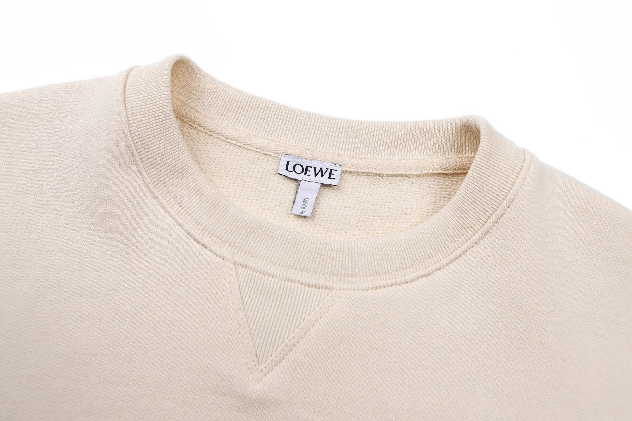 Anagram Embroidered Cotton-Terry Sweatshirt D24022409 — view 3