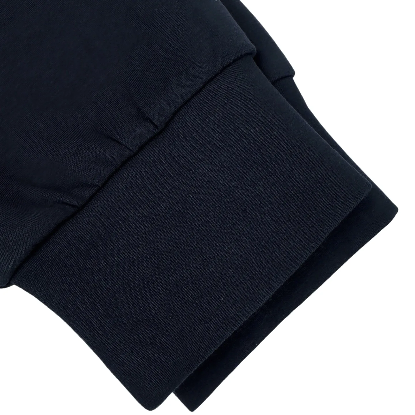 Leather-Trimmed Half-Zip Cotton-Blend Sweatshirt D24022302 — view 8