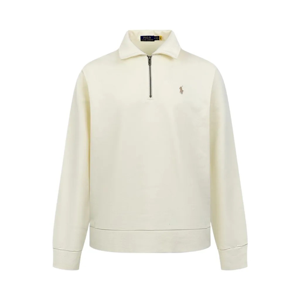 Polo Pony Embroidered Quarter-Zip Sweatshirt D24022316