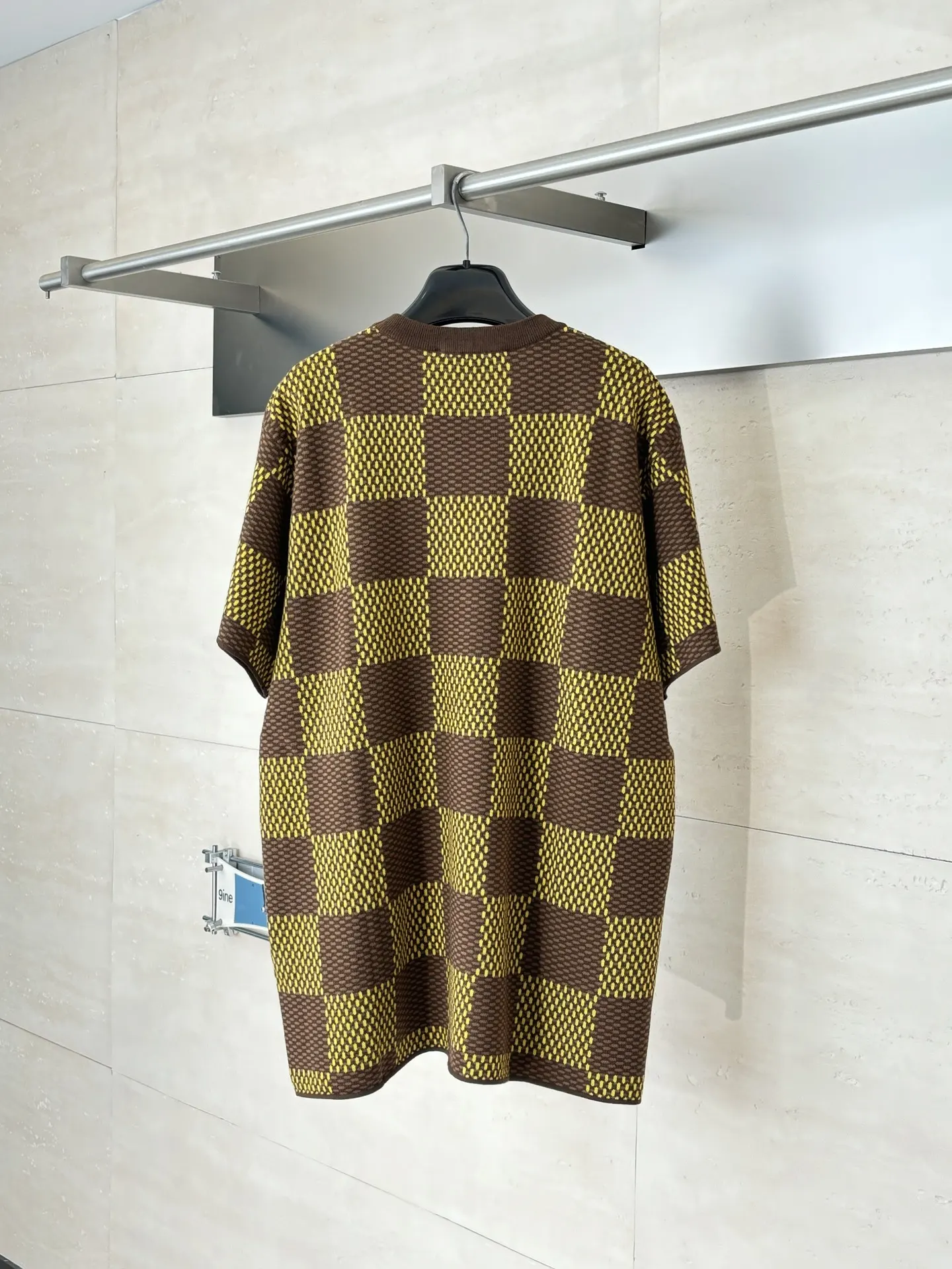 Damier Sequin-Embellished Knit T-Shirt D24518634 — view 2