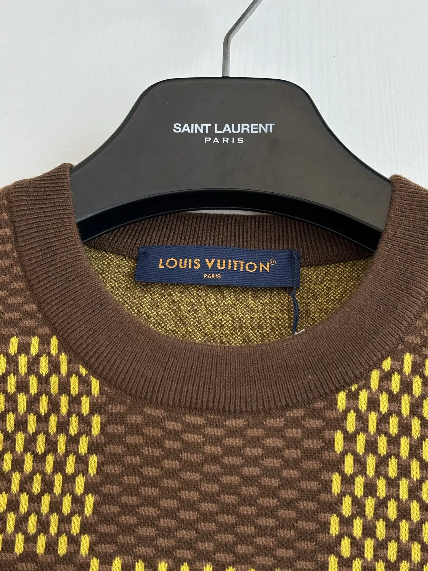 Damier Sequin-Embellished Knit T-Shirt D24518634 — view 5
