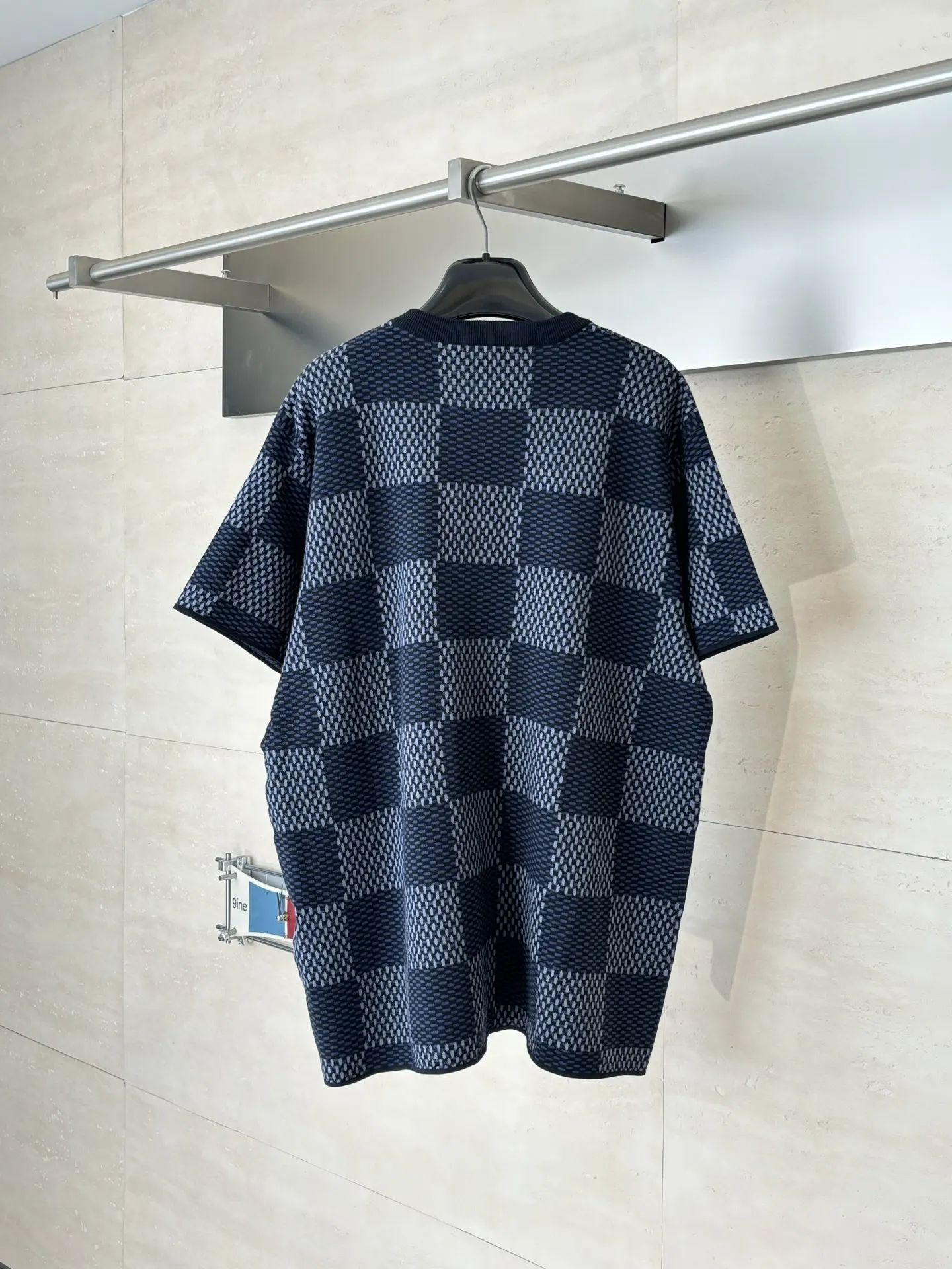 Damier Sequin-Embellished Knit T-Shirt D24518635 — view 2