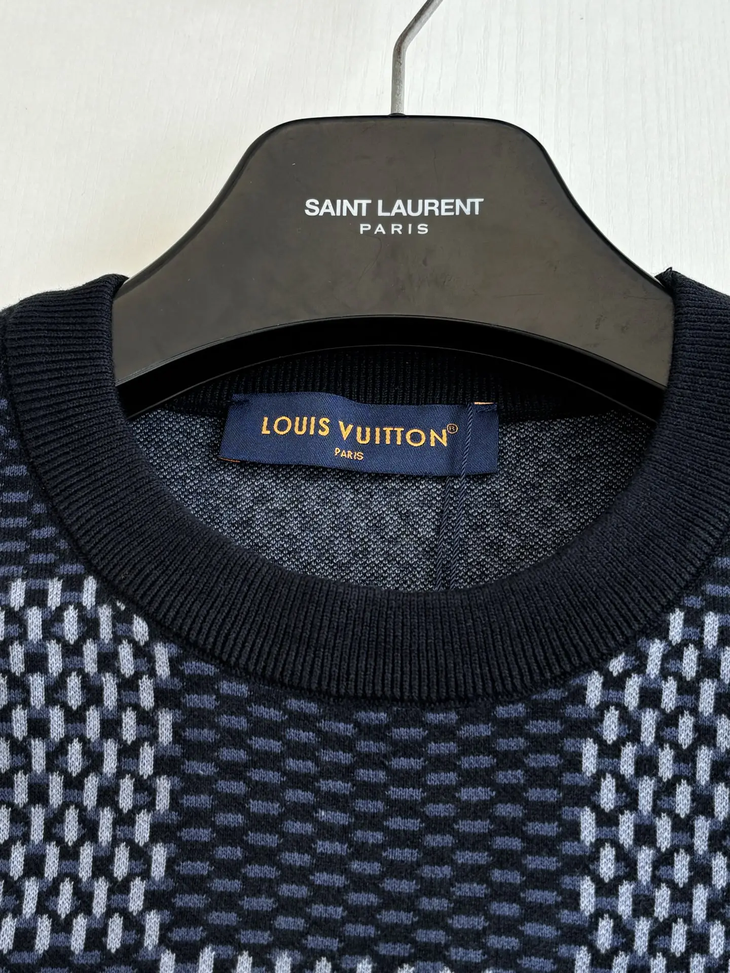 Damier Sequin-Embellished Knit T-Shirt D24518635 — view 5