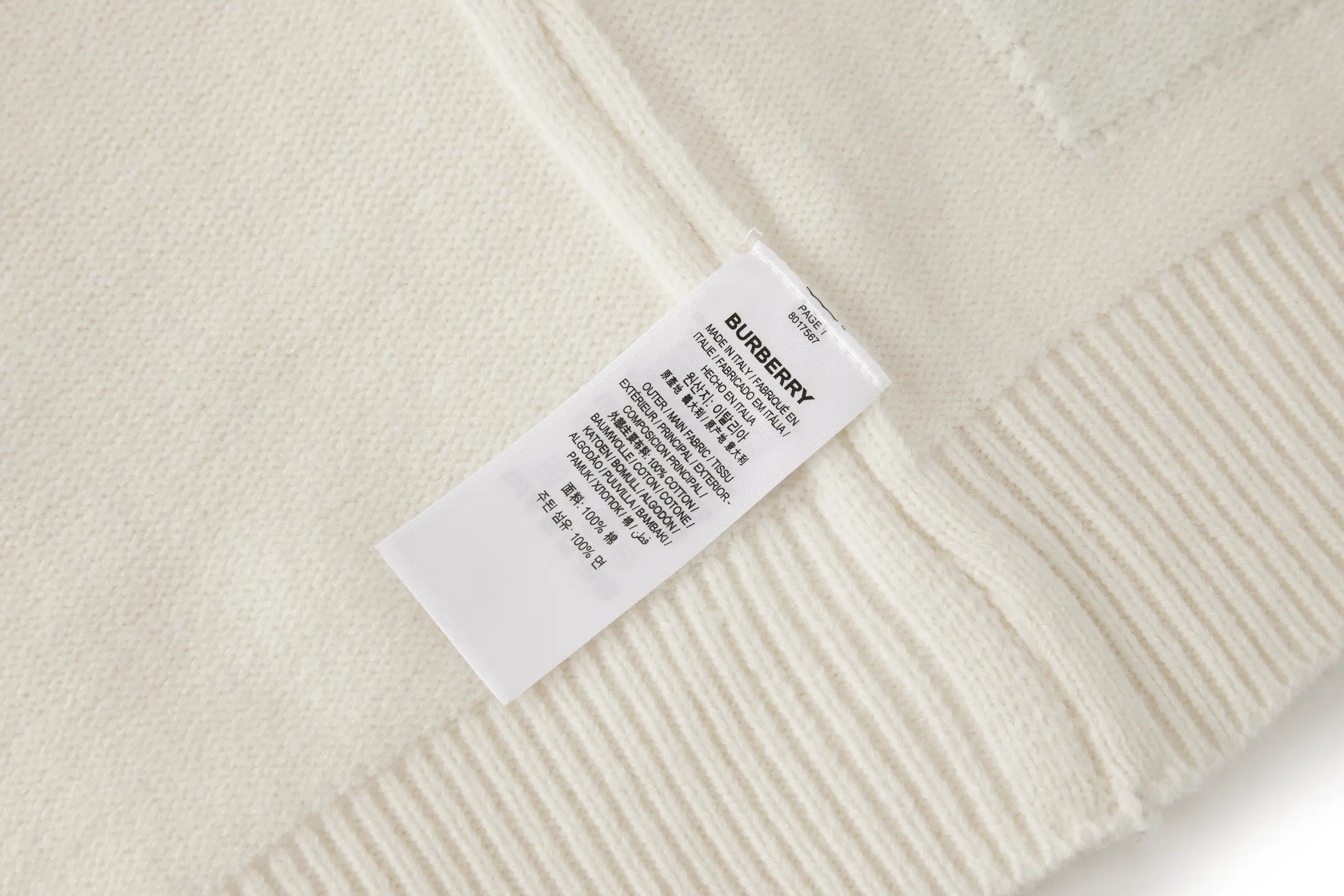 EKD Label Cashmere-Blend Crew-Neck Sweater D24522356 — view 9